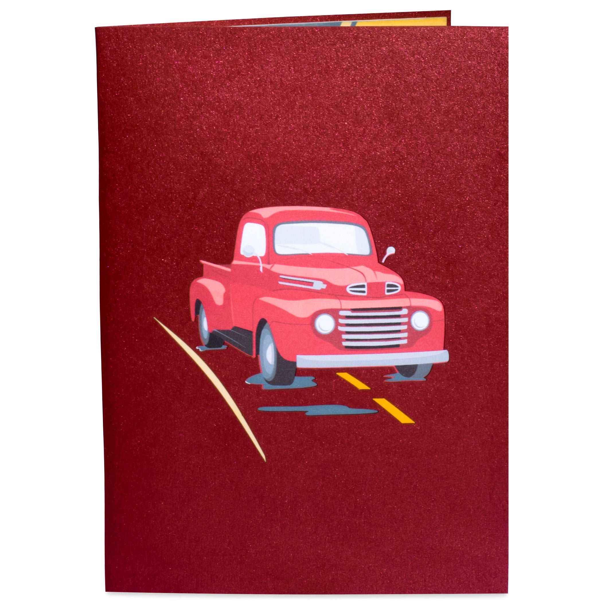 Klassische LKW Pop-Up-Karte