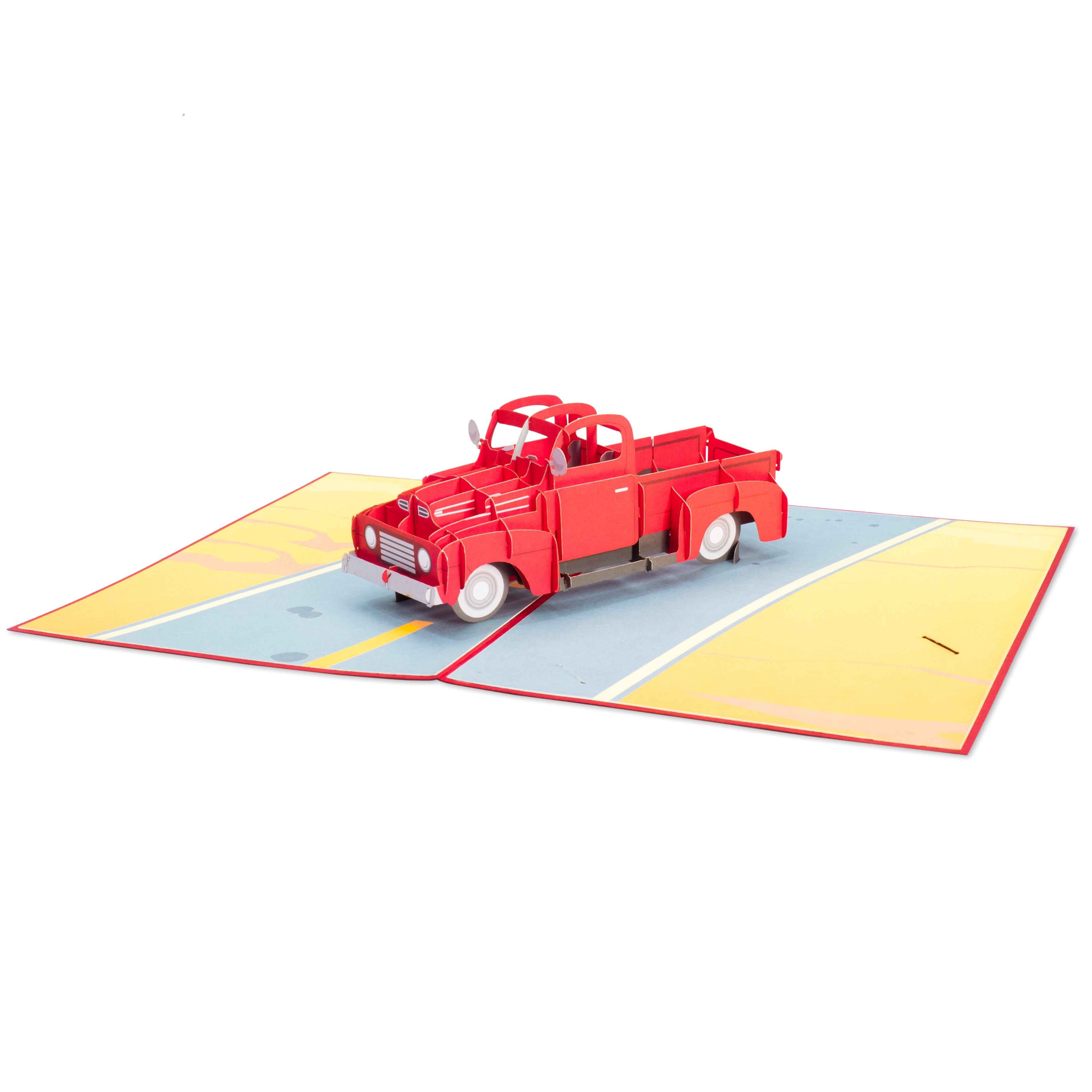 Klassische LKW Pop-Up-Karte