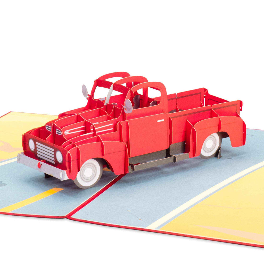 Klassische LKW Pop-Up-Karte