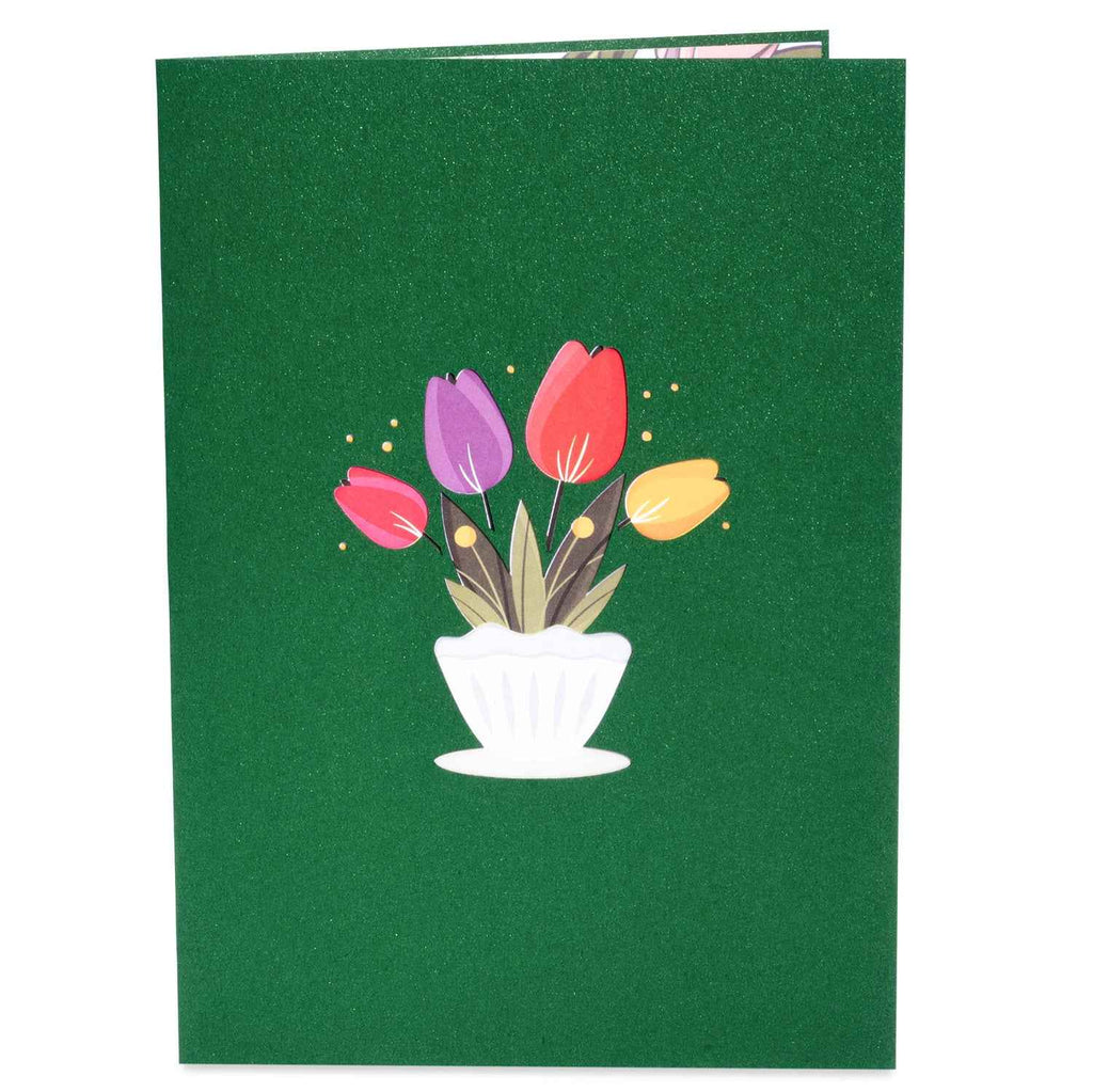 Tulpen-Pop-up-Karte