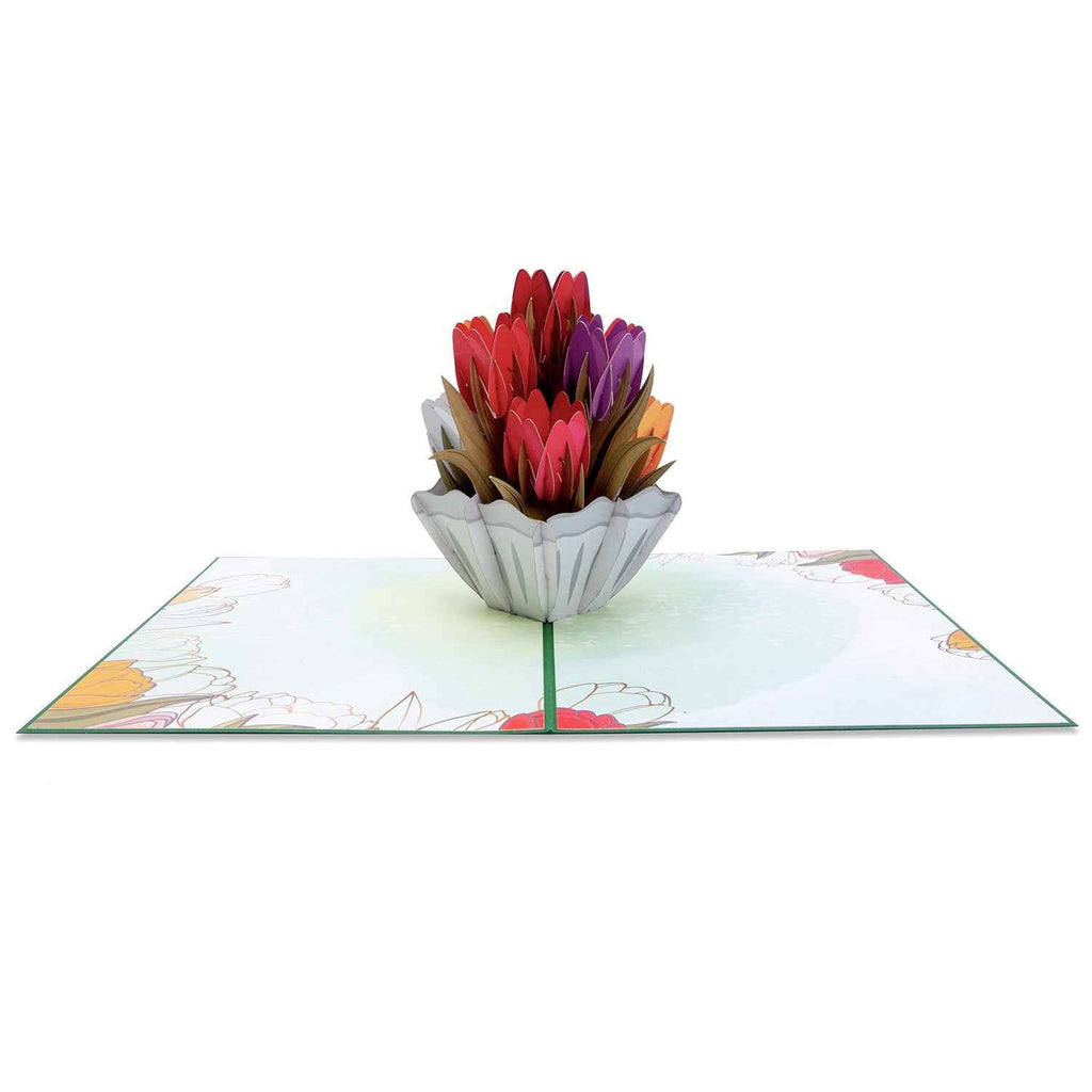 Tulpen-Pop-up-Karte