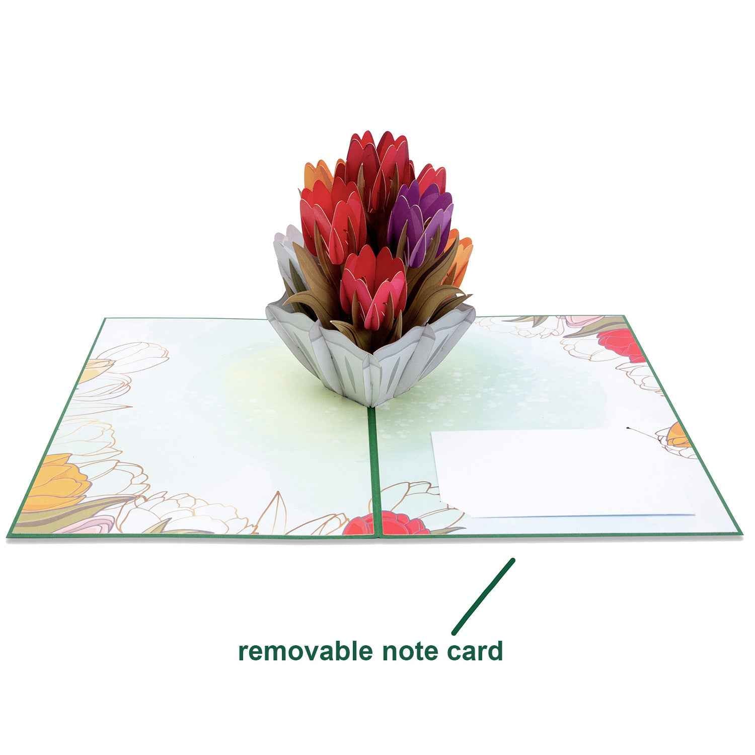 Tulpen-Pop-up-Karte