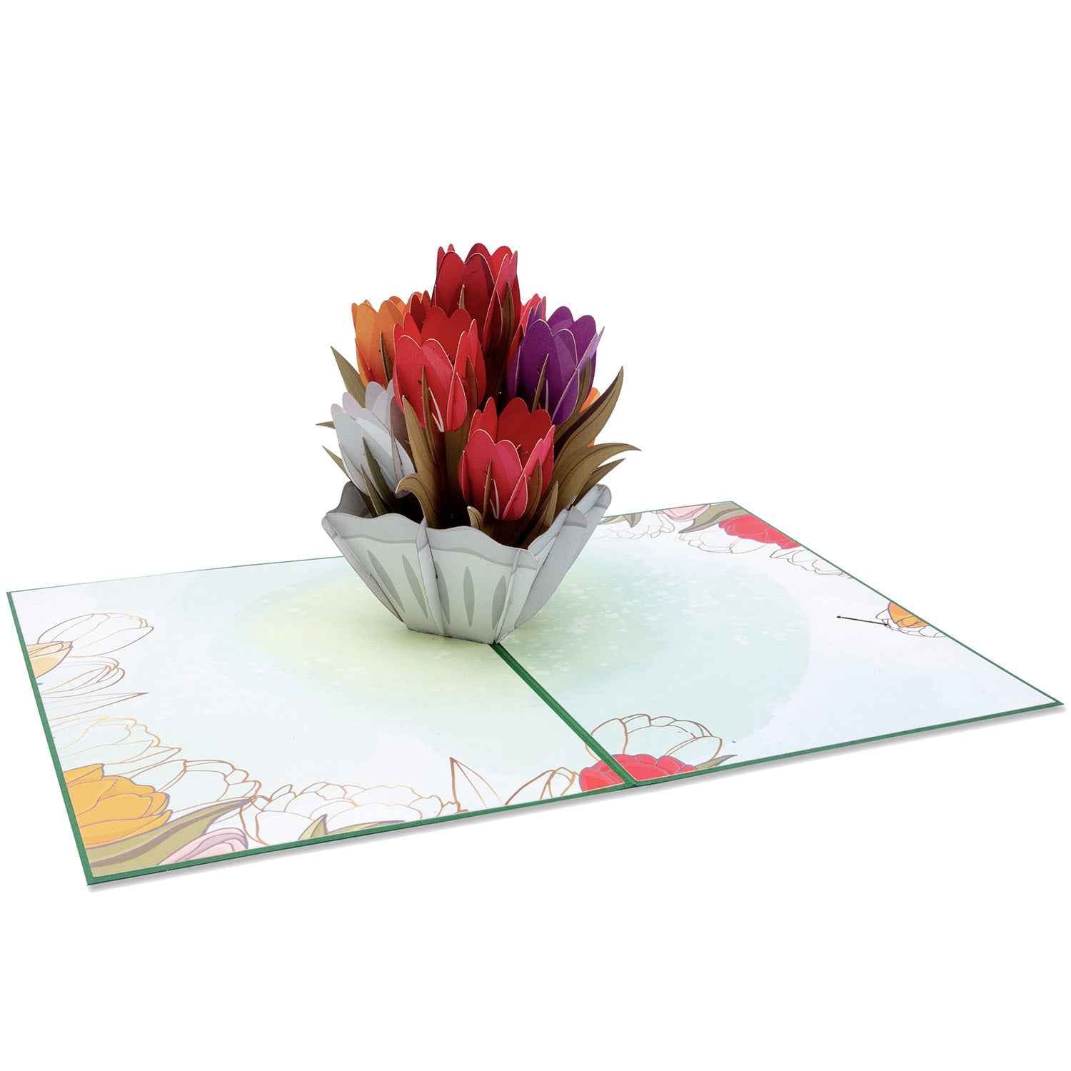Tulpen-Pop-up-Karte