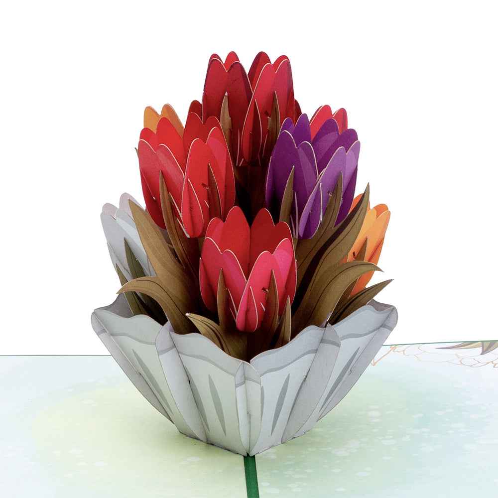 Tulpen-Pop-up-Karte