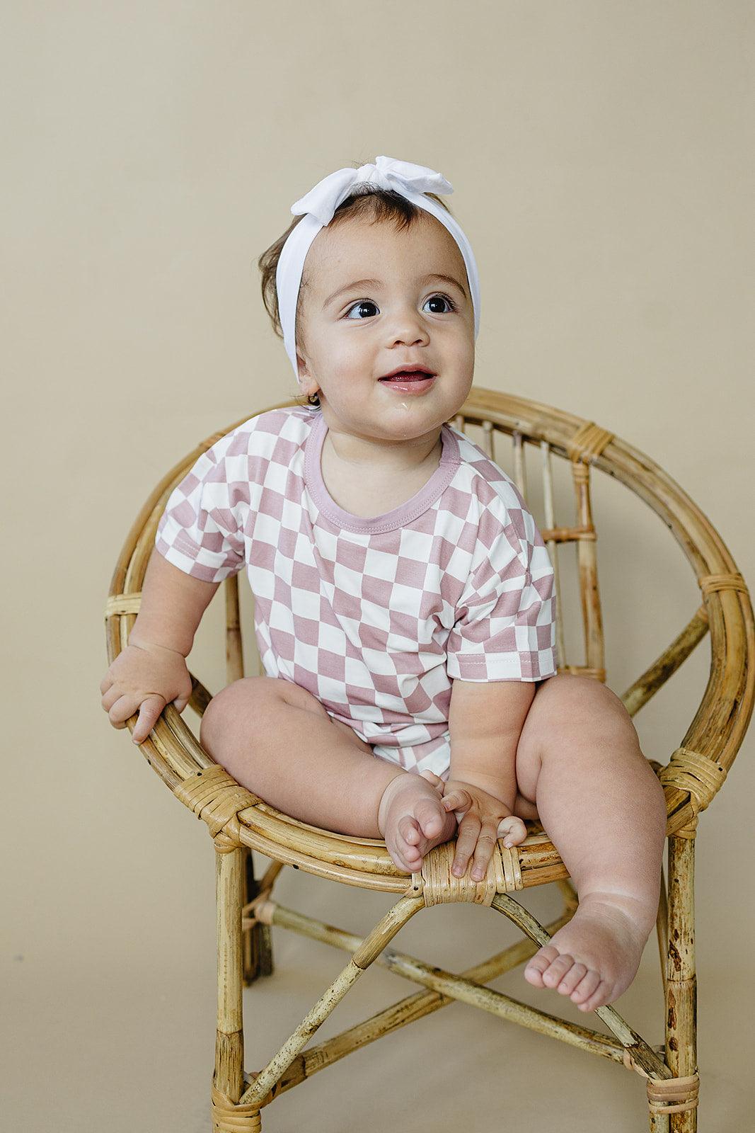 Tropical Haze Check 2-teiliges Bambus-Loungewear-Set