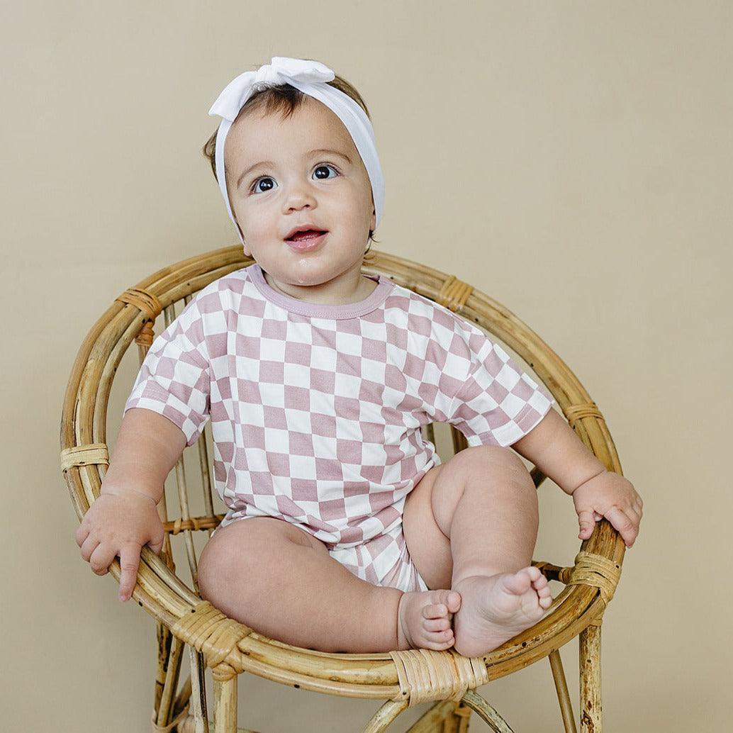 Tropical Haze Check 2-teiliges Bambus-Loungewear-Set