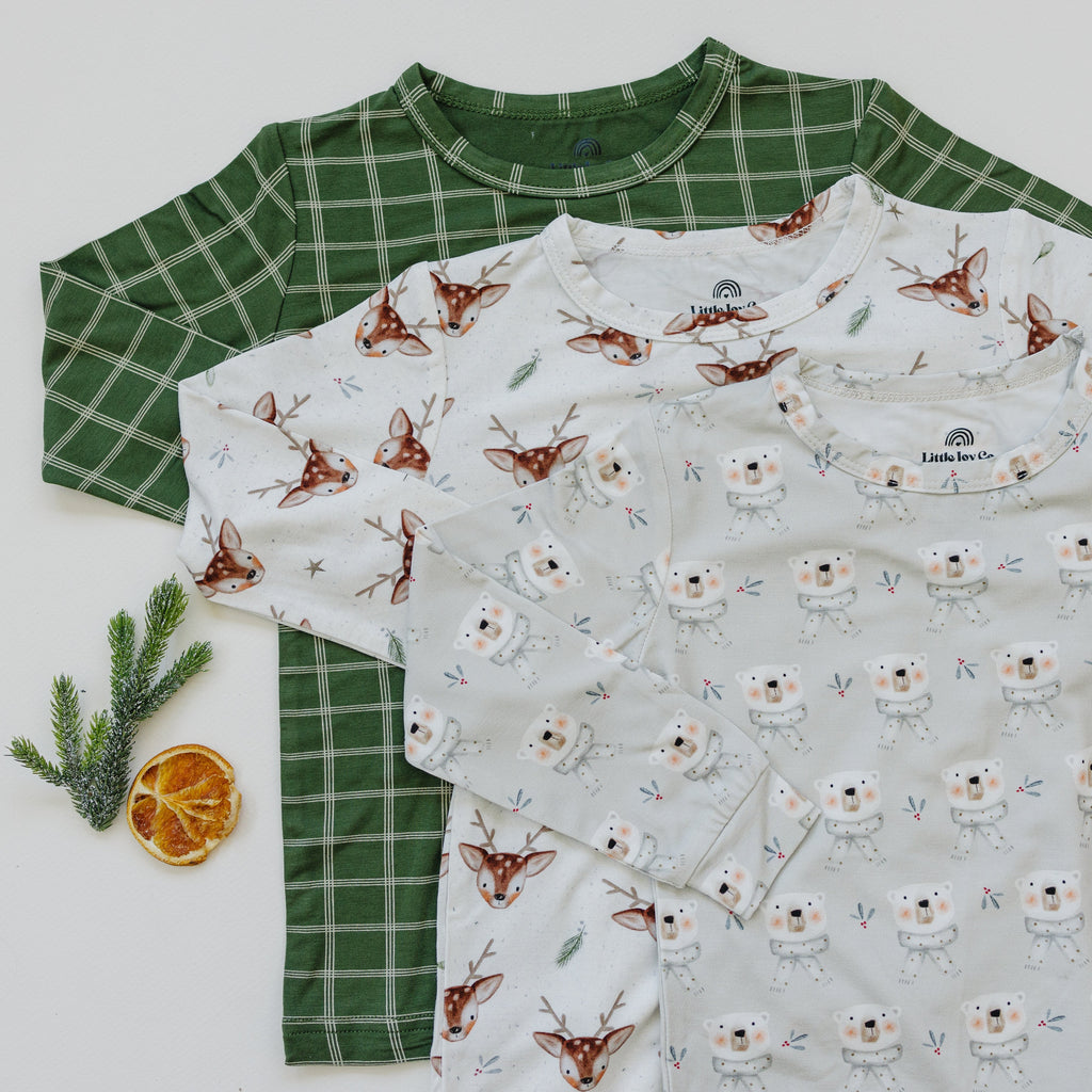 Reindeer Games 2-teiliger Bambus-Pyjama