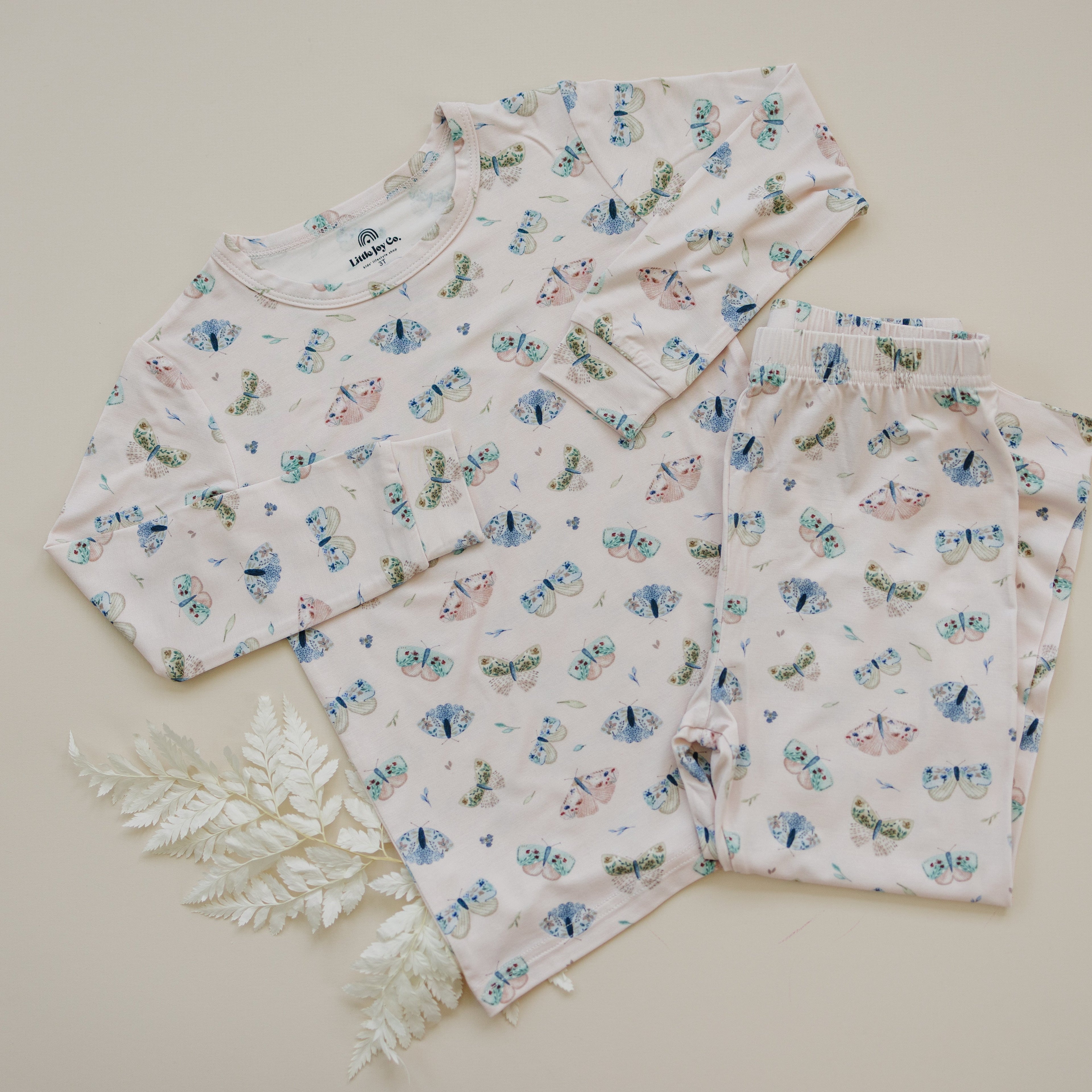 Luna-Motte-Bambus-Pyjama, 2-teilig