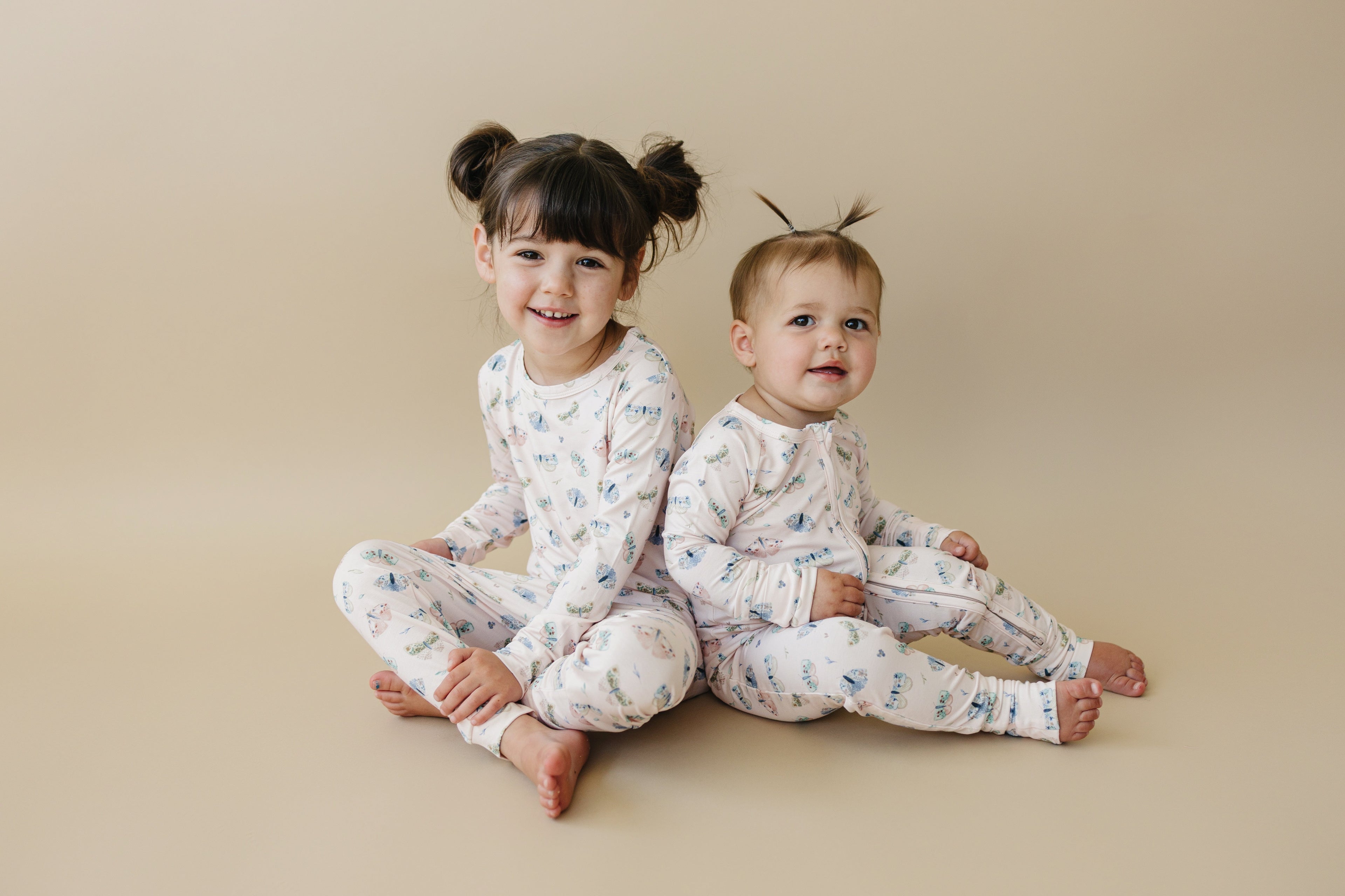 Luna-Motte-Bambus-Pyjama, 2-teilig
