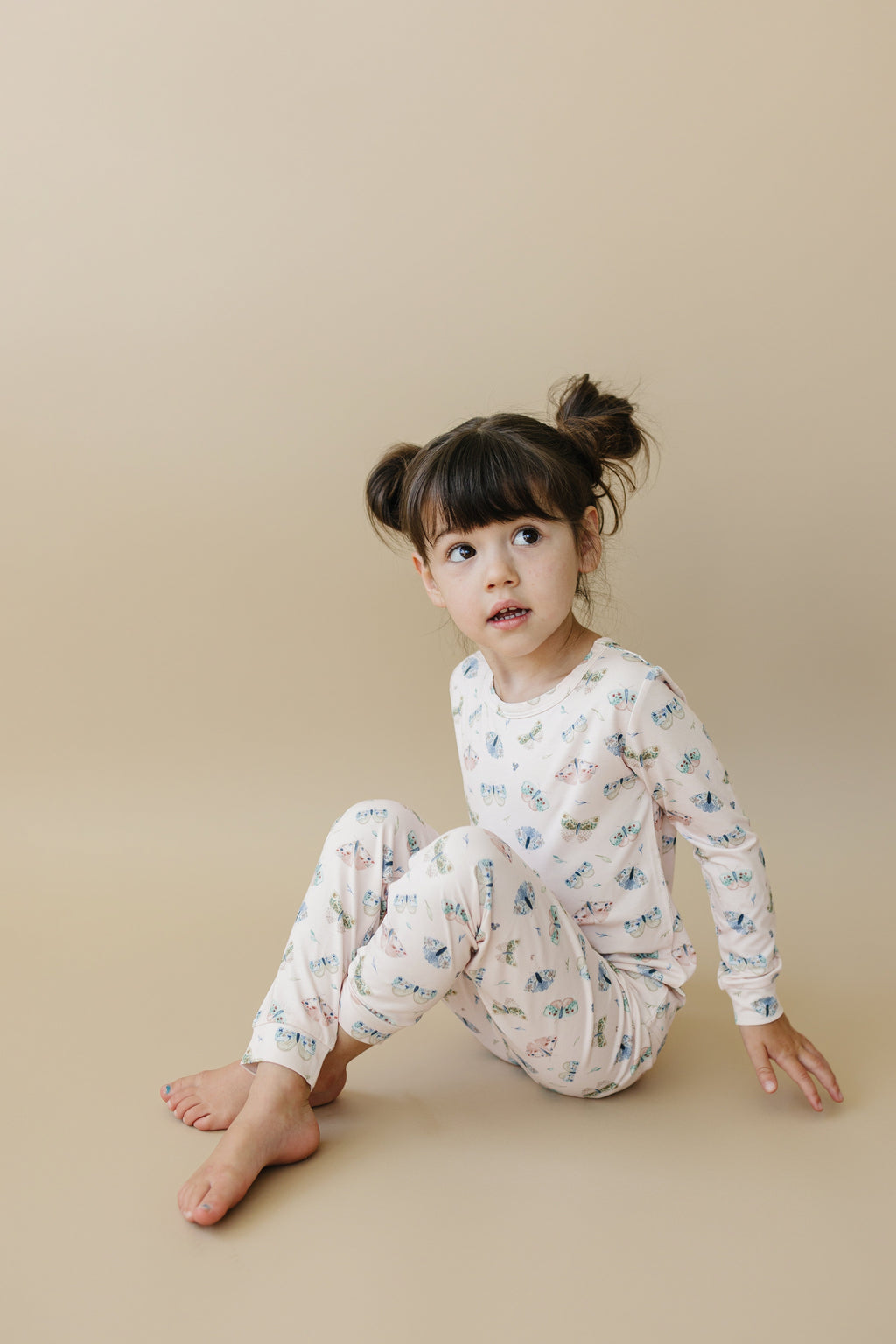 Luna-Motte-Bambus-Pyjama, 2-teilig