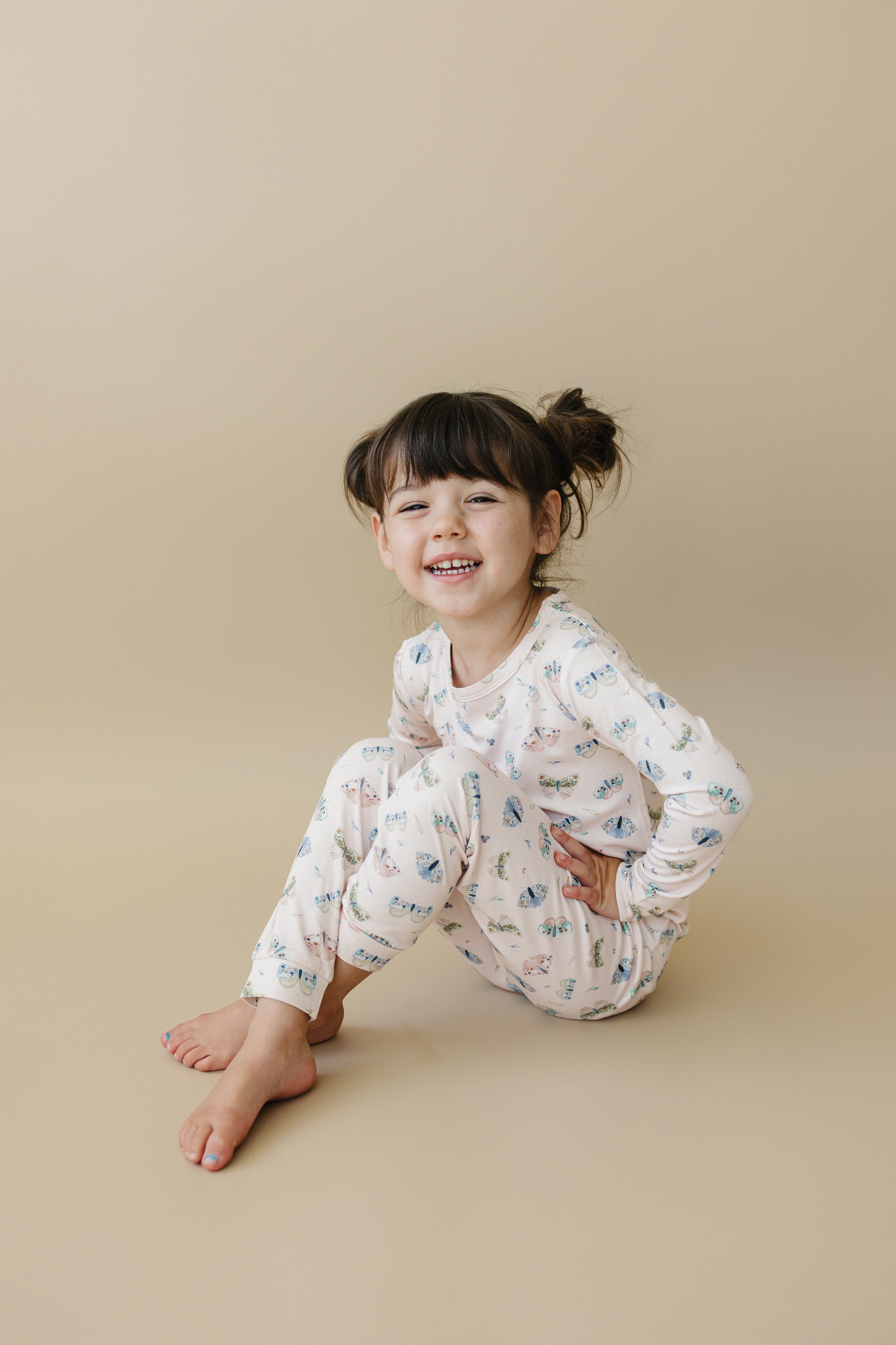 Luna-Motte-Bambus-Pyjama, 2-teilig