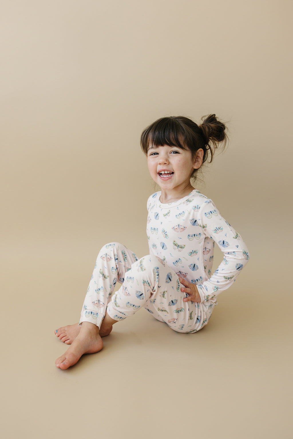 Luna-Motte-Bambus-Pyjama, 2-teilig