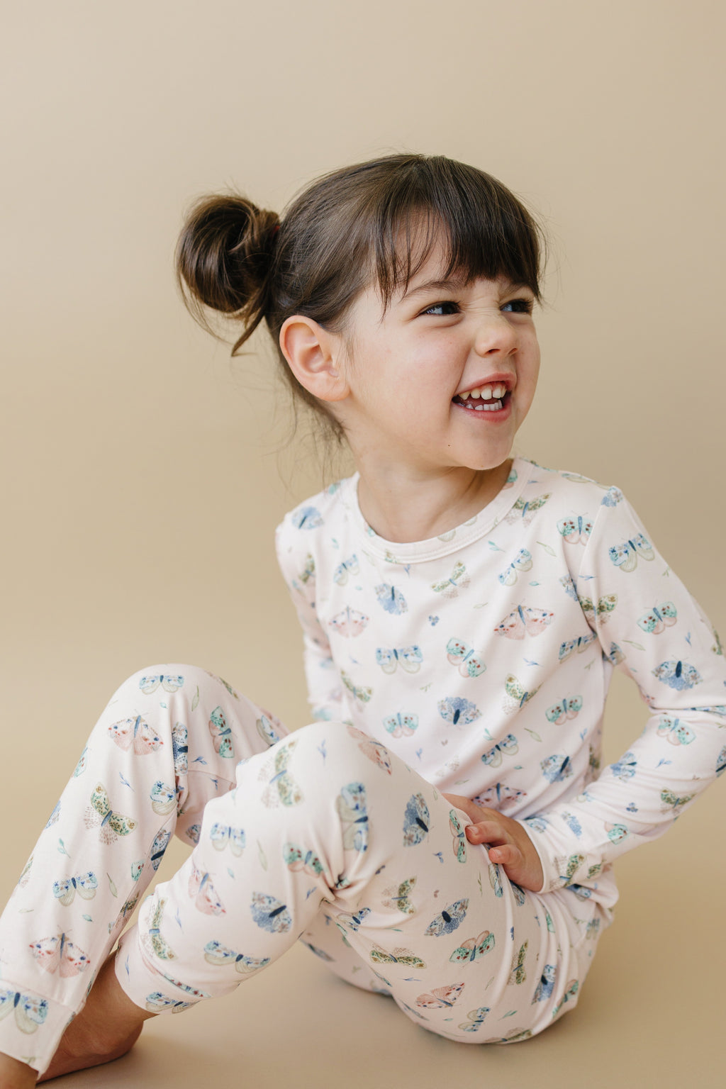 Luna-Motte-Bambus-Pyjama, 2-teilig