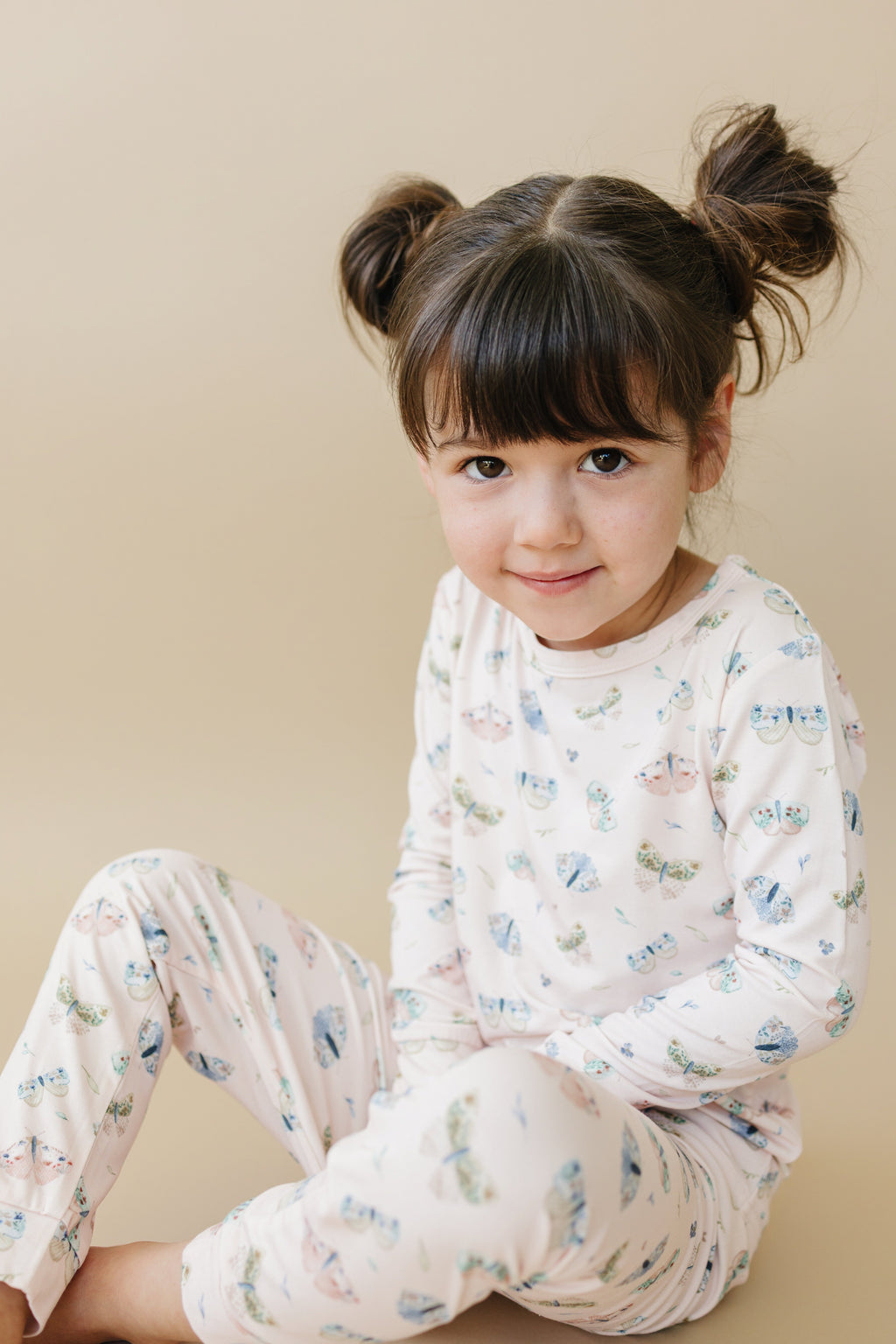 Luna-Motte-Bambus-Pyjama, 2-teilig