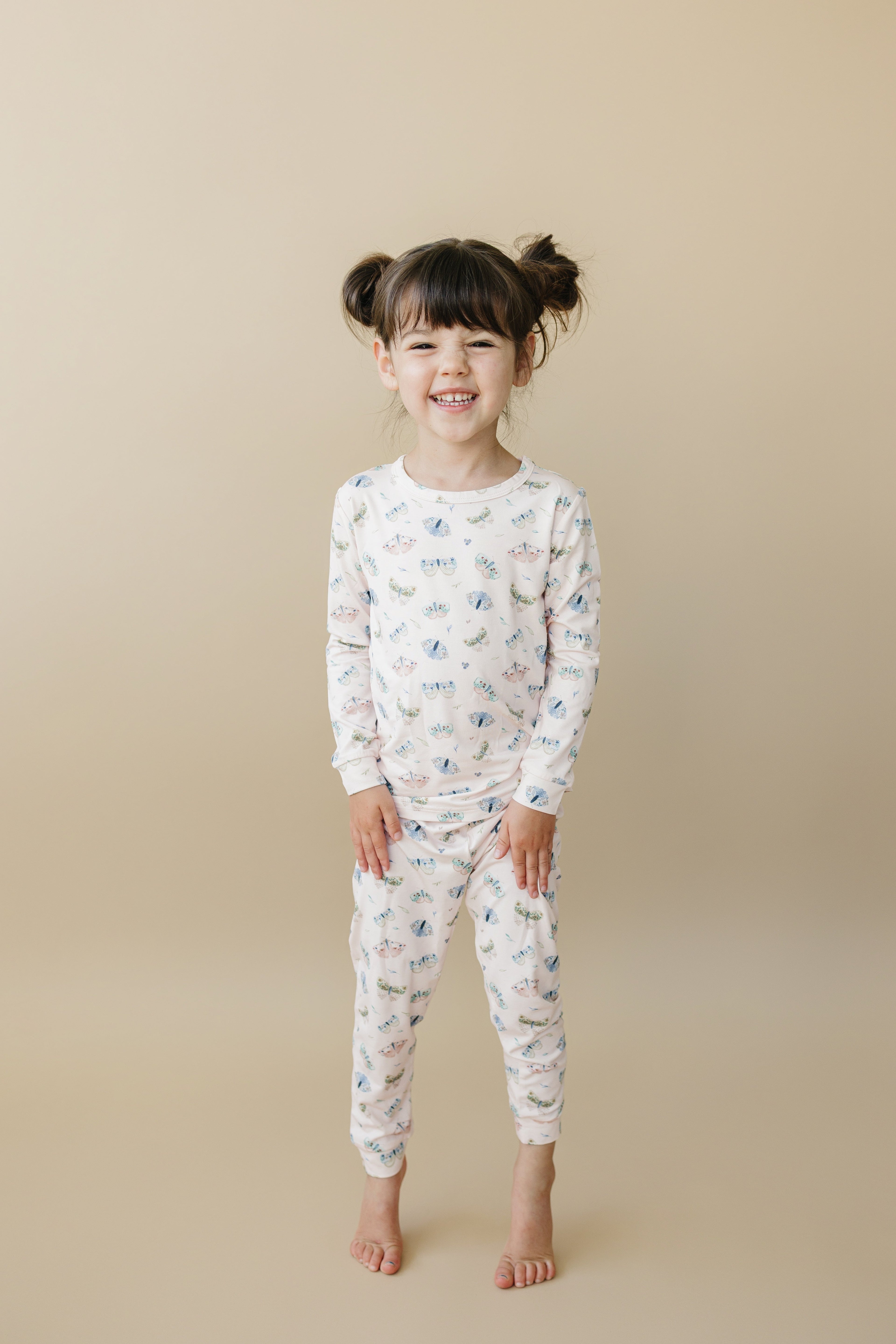 Luna-Motte-Bambus-Pyjama, 2-teilig
