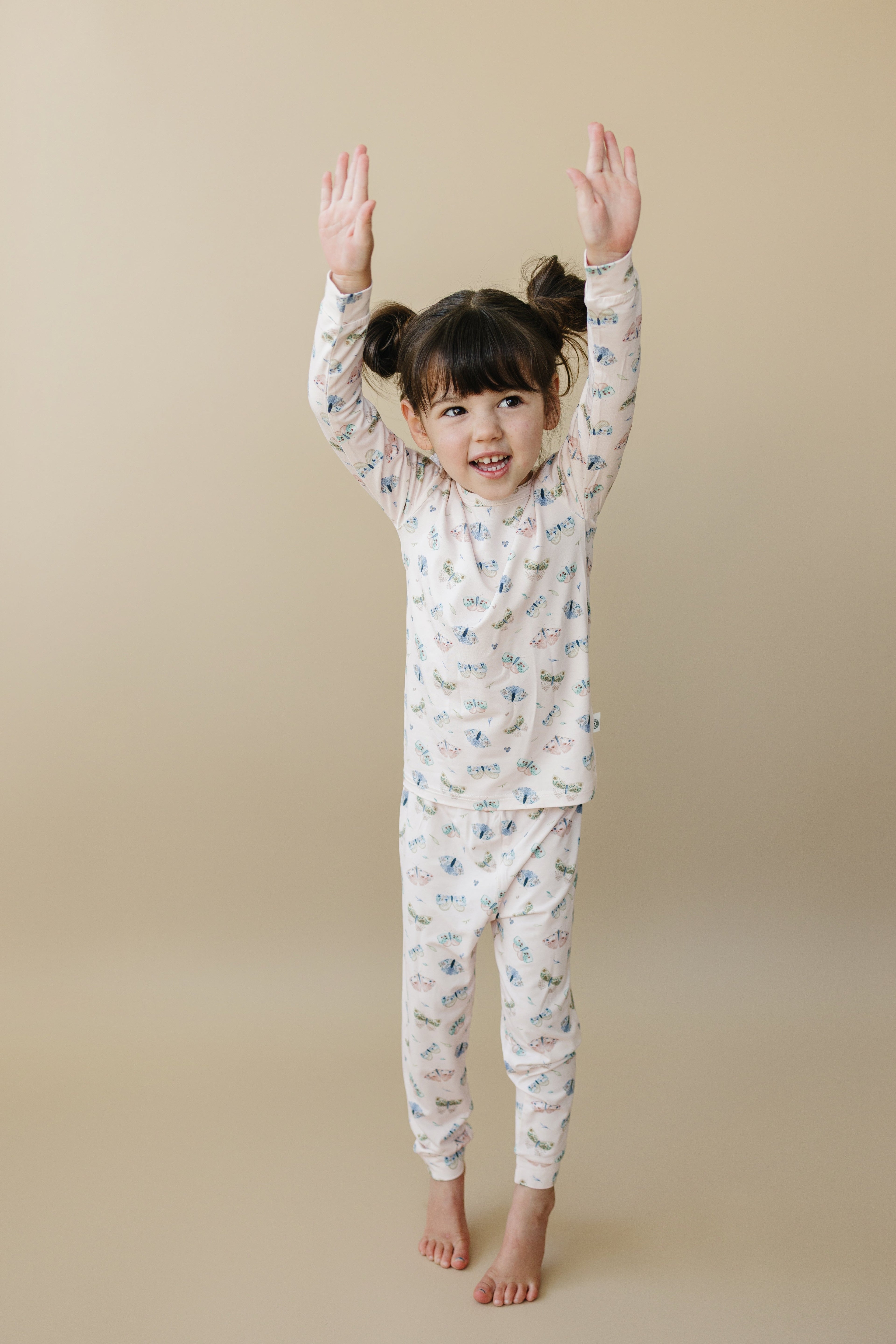 Luna-Motte-Bambus-Pyjama, 2-teilig