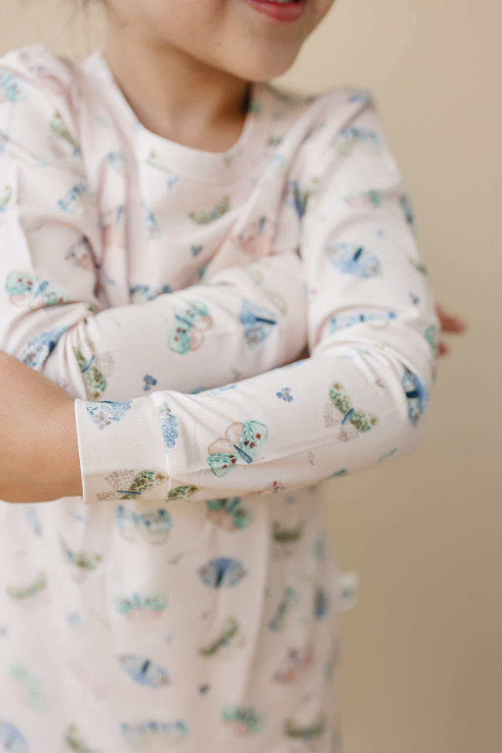 Luna-Motte-Bambus-Pyjama, 2-teilig