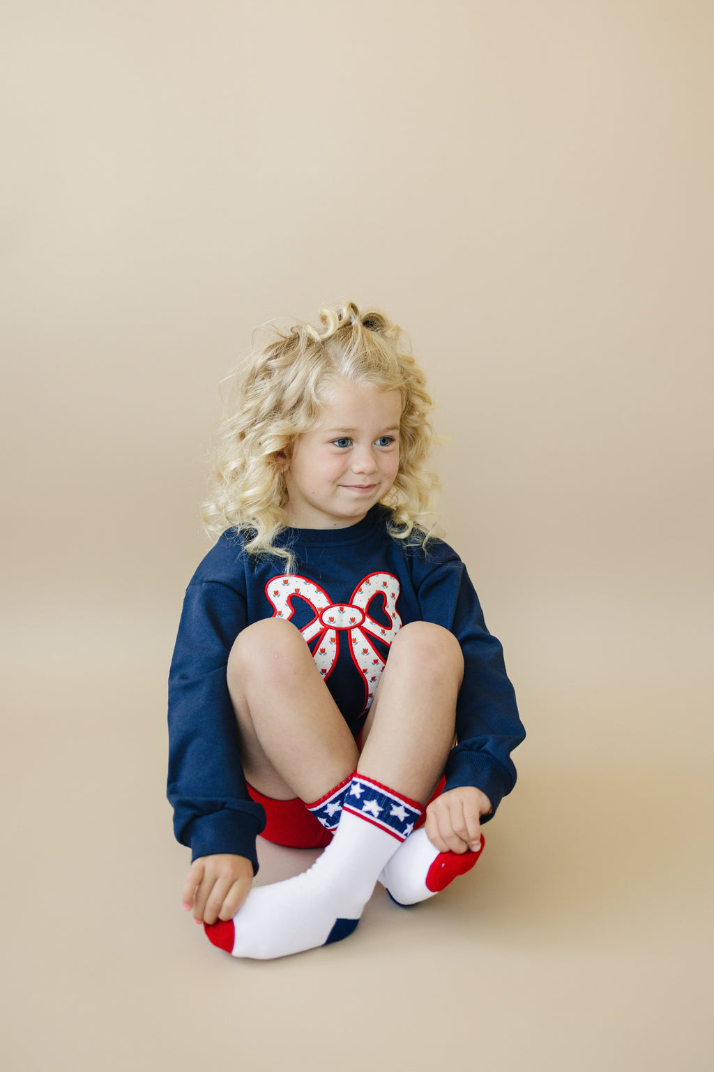 Stars and Stripes Socken zum 4. Juli – Größen für Babys, Kleinkinder, Kinder und Erwachsene
