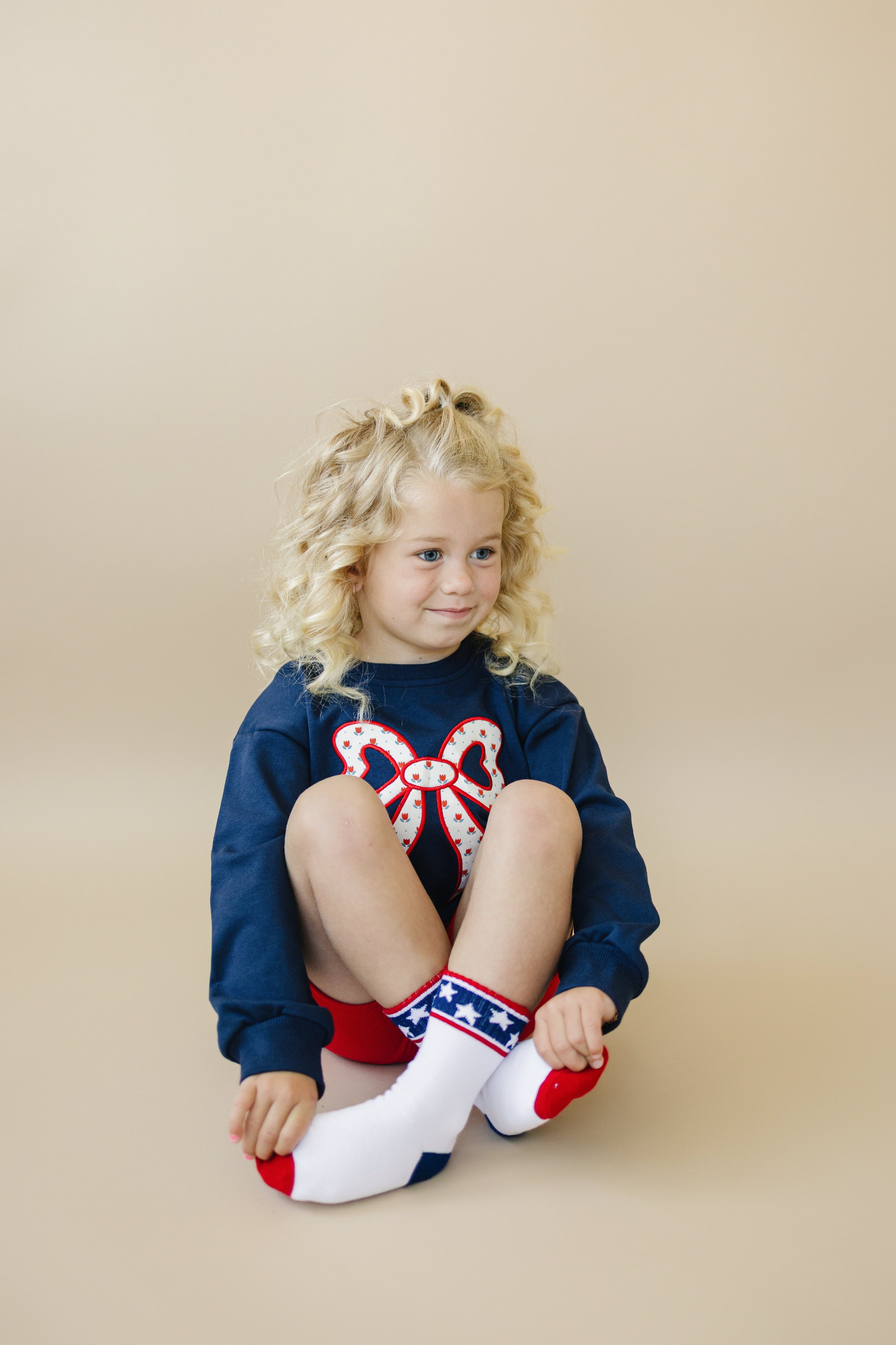 Stars and Stripes Socken zum 4. Juli – Größen für Babys, Kleinkinder, Kinder und Erwachsene