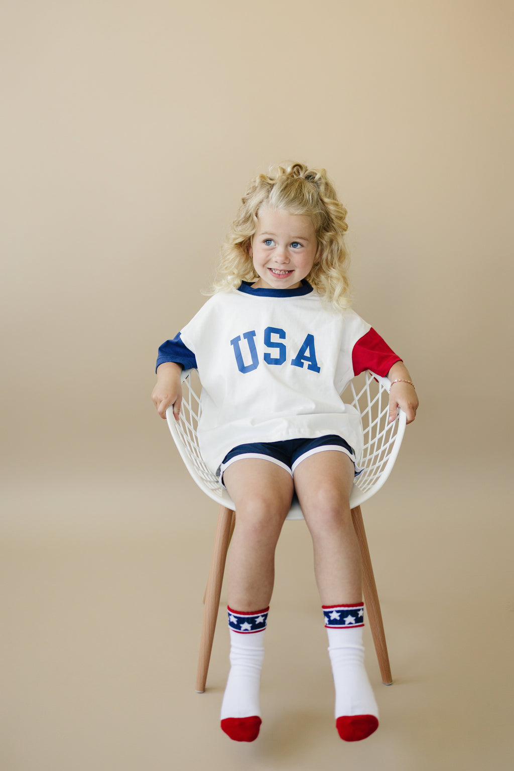 Stars and Stripes Socken zum 4. Juli – Größen für Babys, Kleinkinder, Kinder und Erwachsene