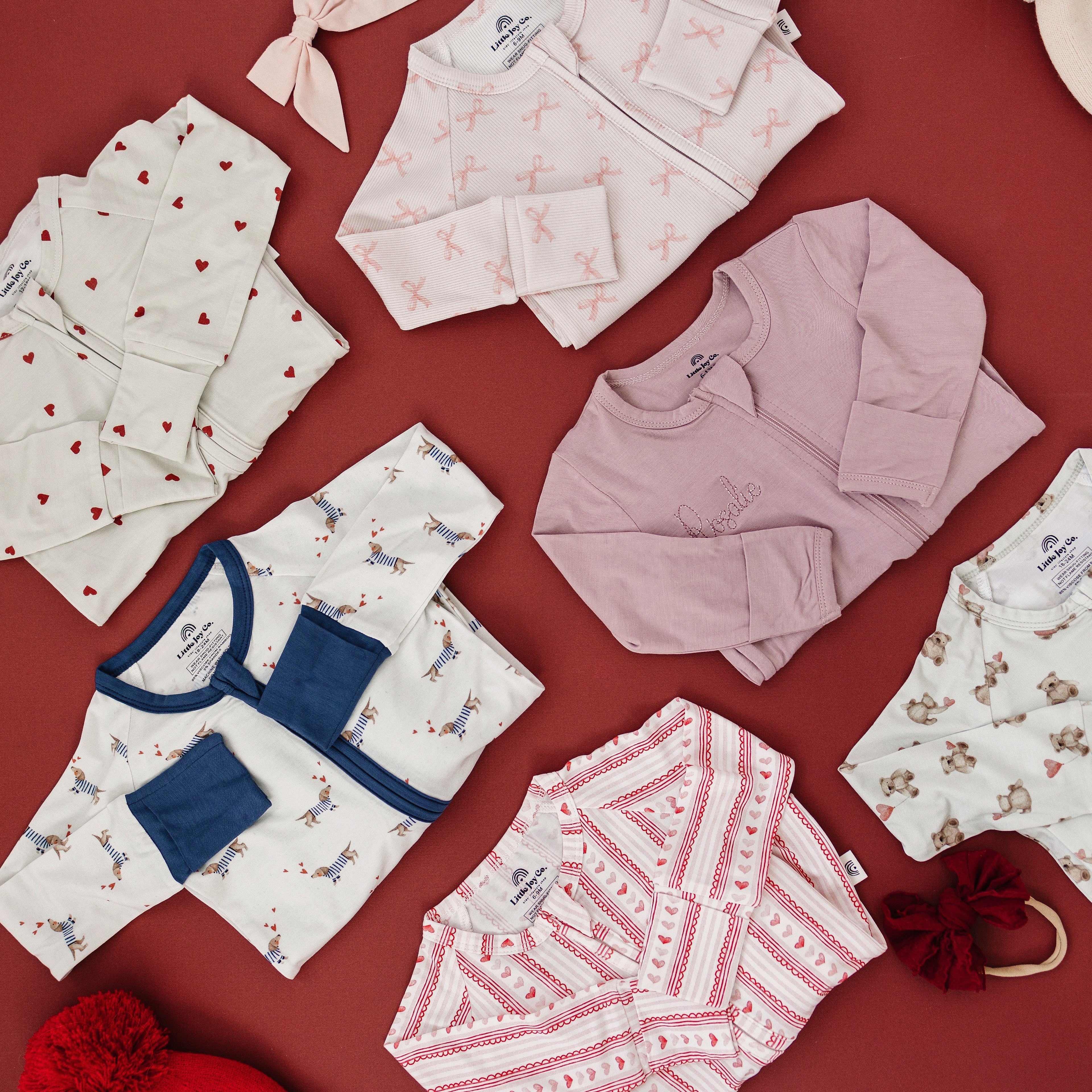 Liebe zum Welpen, 2-teiliger Pyjama aus Bambus