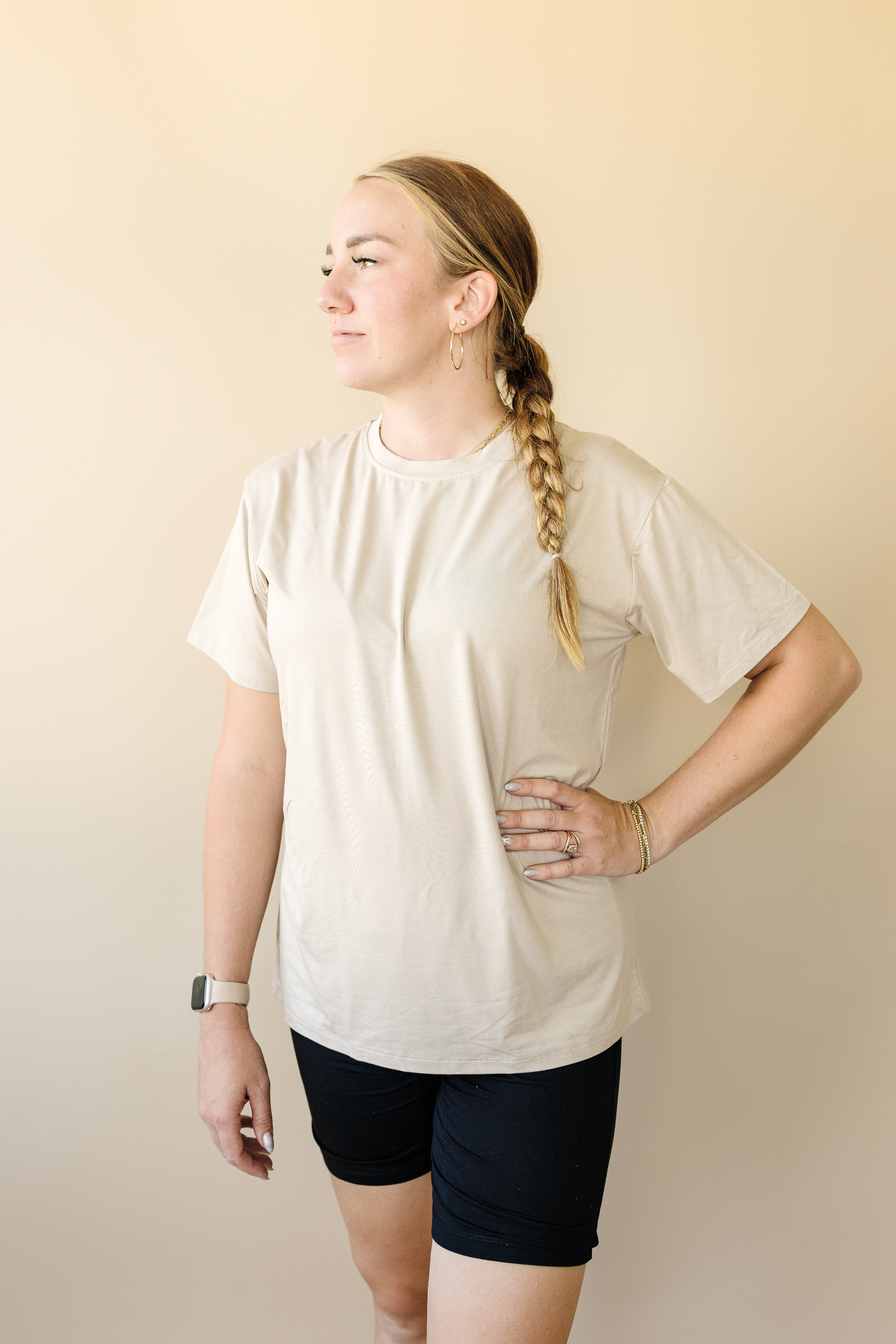 Erwachsenes Unisex Bambus-T-Shirt