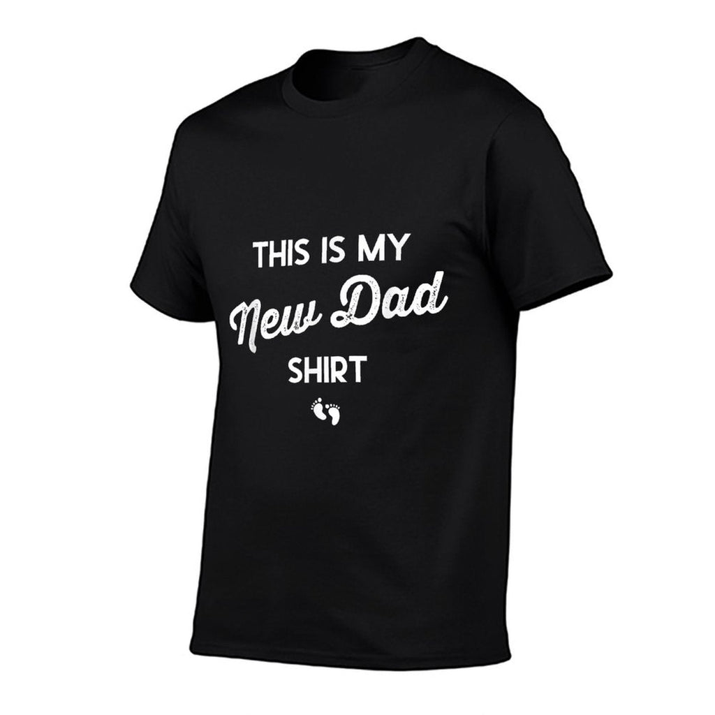 Geschenke für werdende Väter – „This Is My New Dad“ – farbechtes T-Shirt