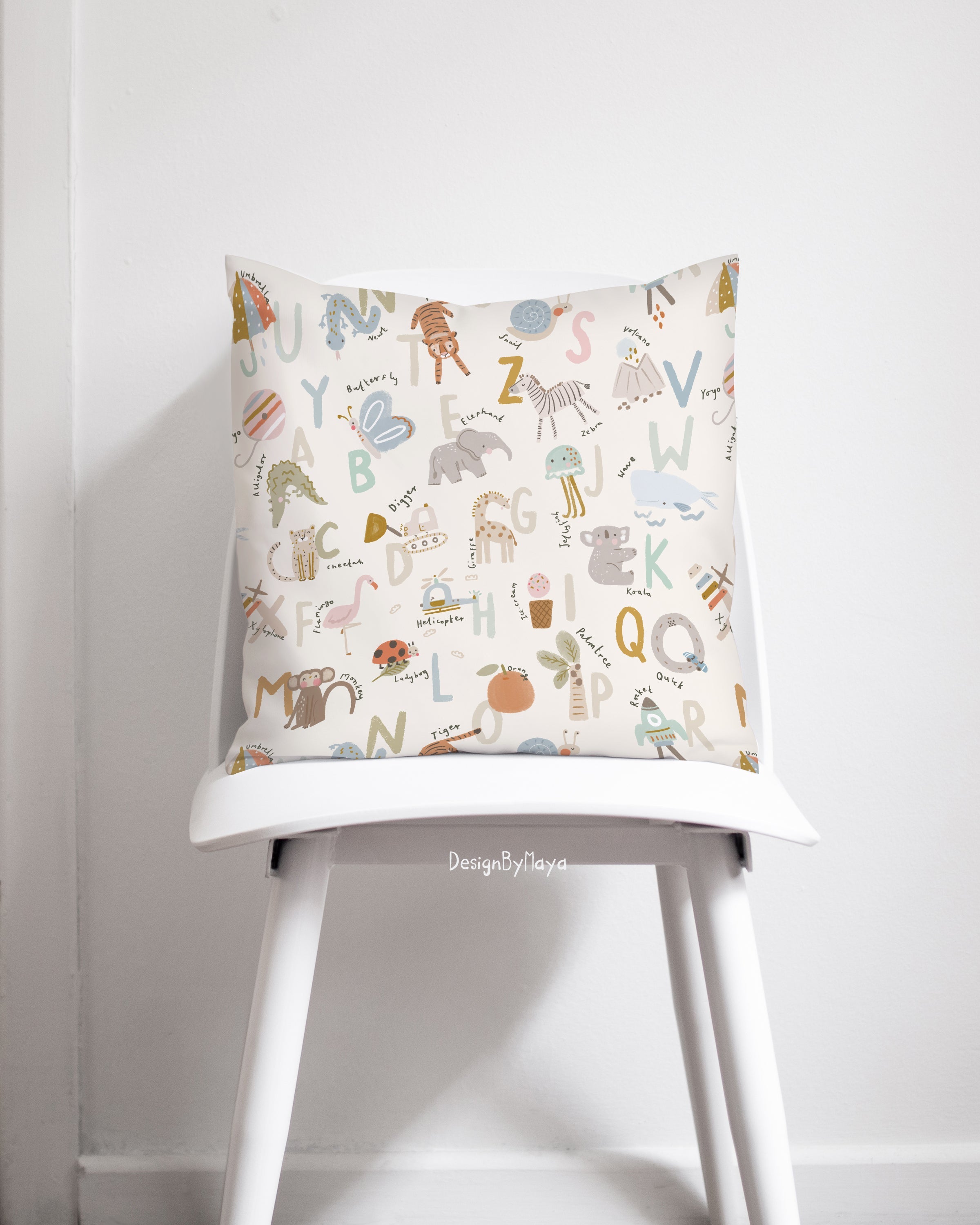 Alphabet - Handgemachte Babykissen