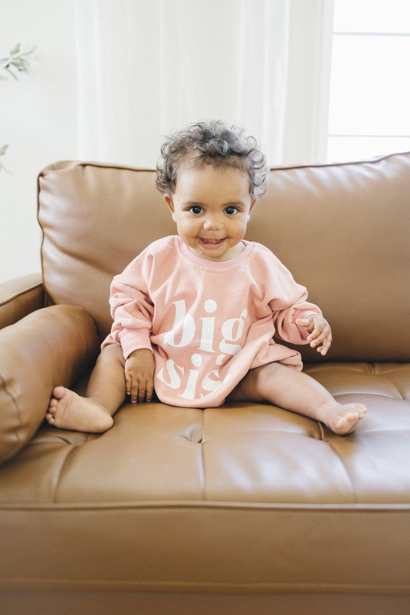 Große Schwester Sweatshirt-Strampler - weitere Farben