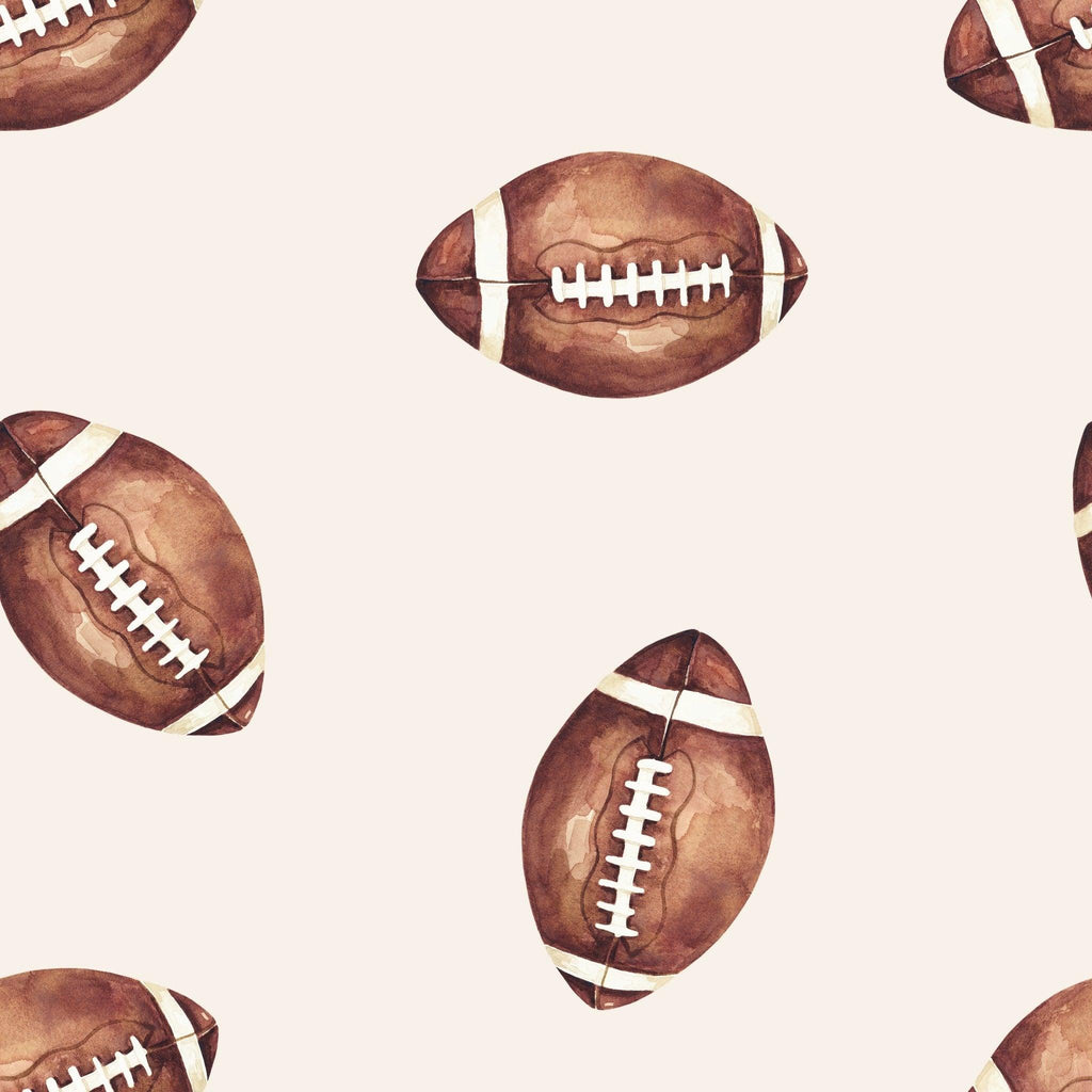 Bambusdecke mit Fußball-Print, gesteppt – 1.0 Tog