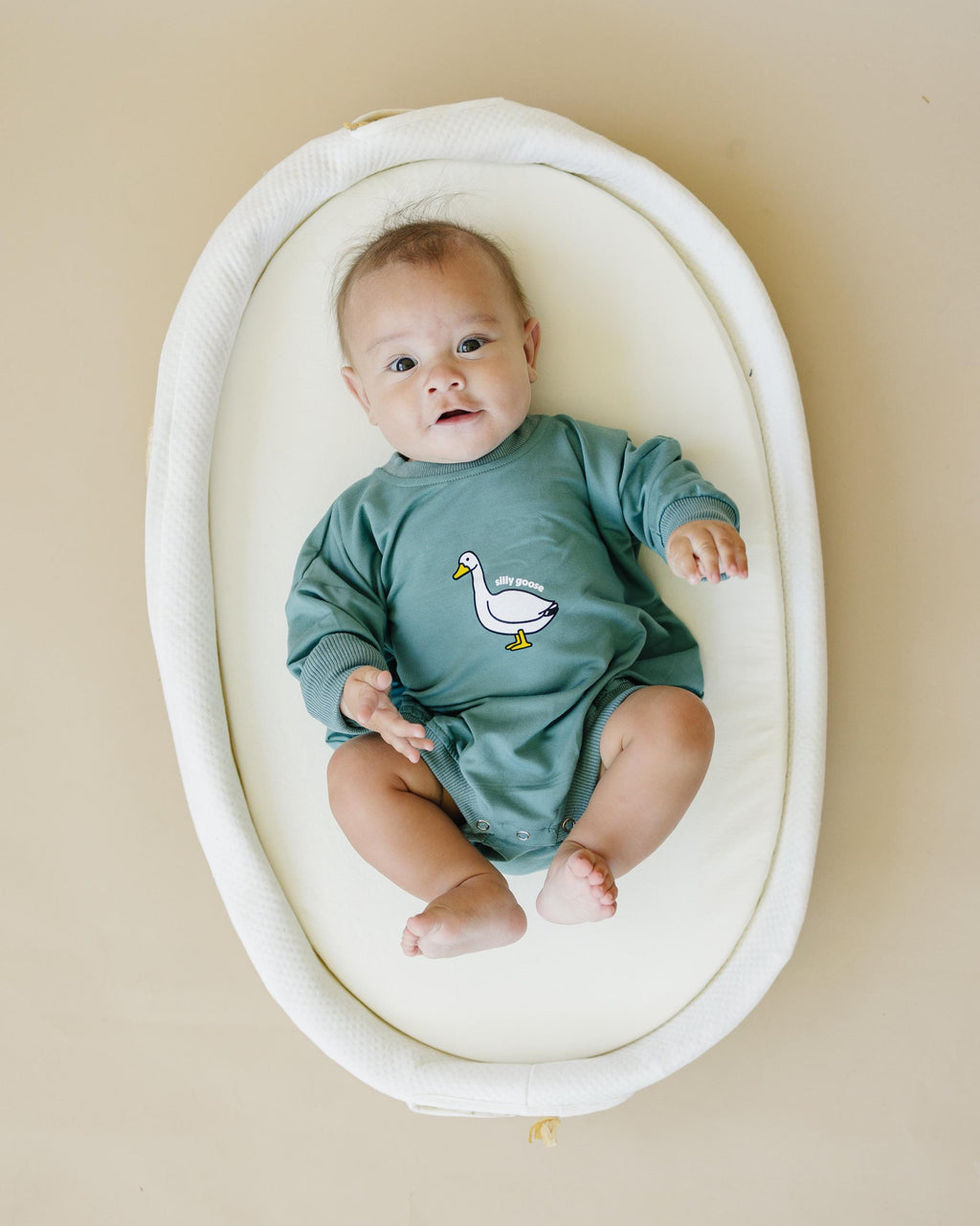 Silly Goose Bambus Strampler für Babys – Petrol oder Blau – Neugeborenes Baby Kleinkind