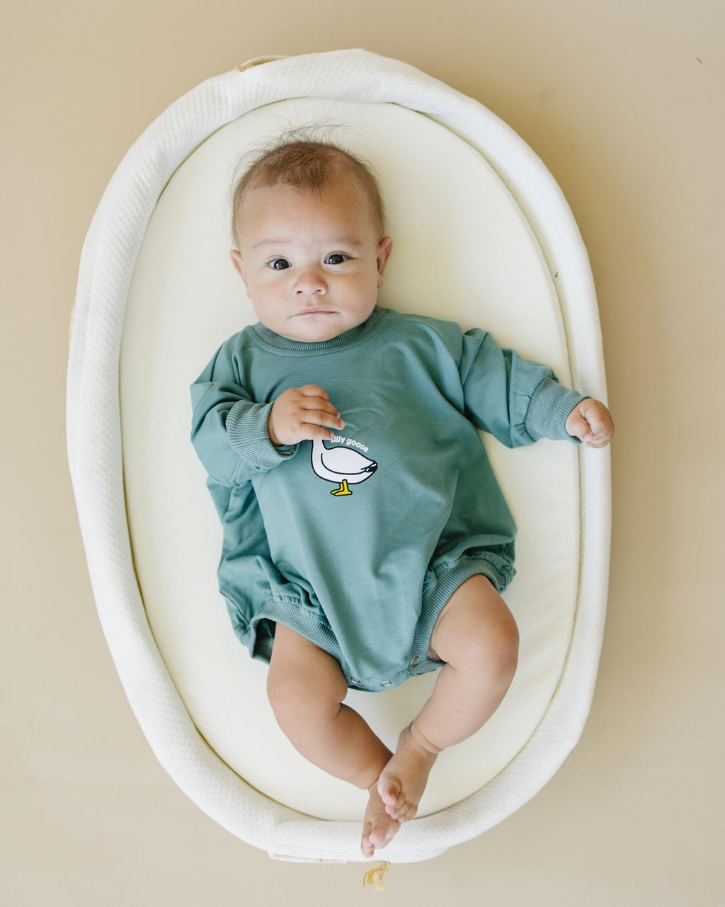 Silly Goose Bambus Strampler für Babys – Petrol oder Blau – Neugeborenes Baby Kleinkind