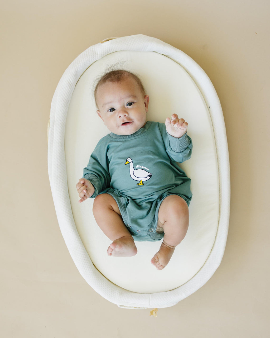 Silly Goose Bambus Strampler für Babys – Petrol oder Blau – Neugeborenes Baby Kleinkind