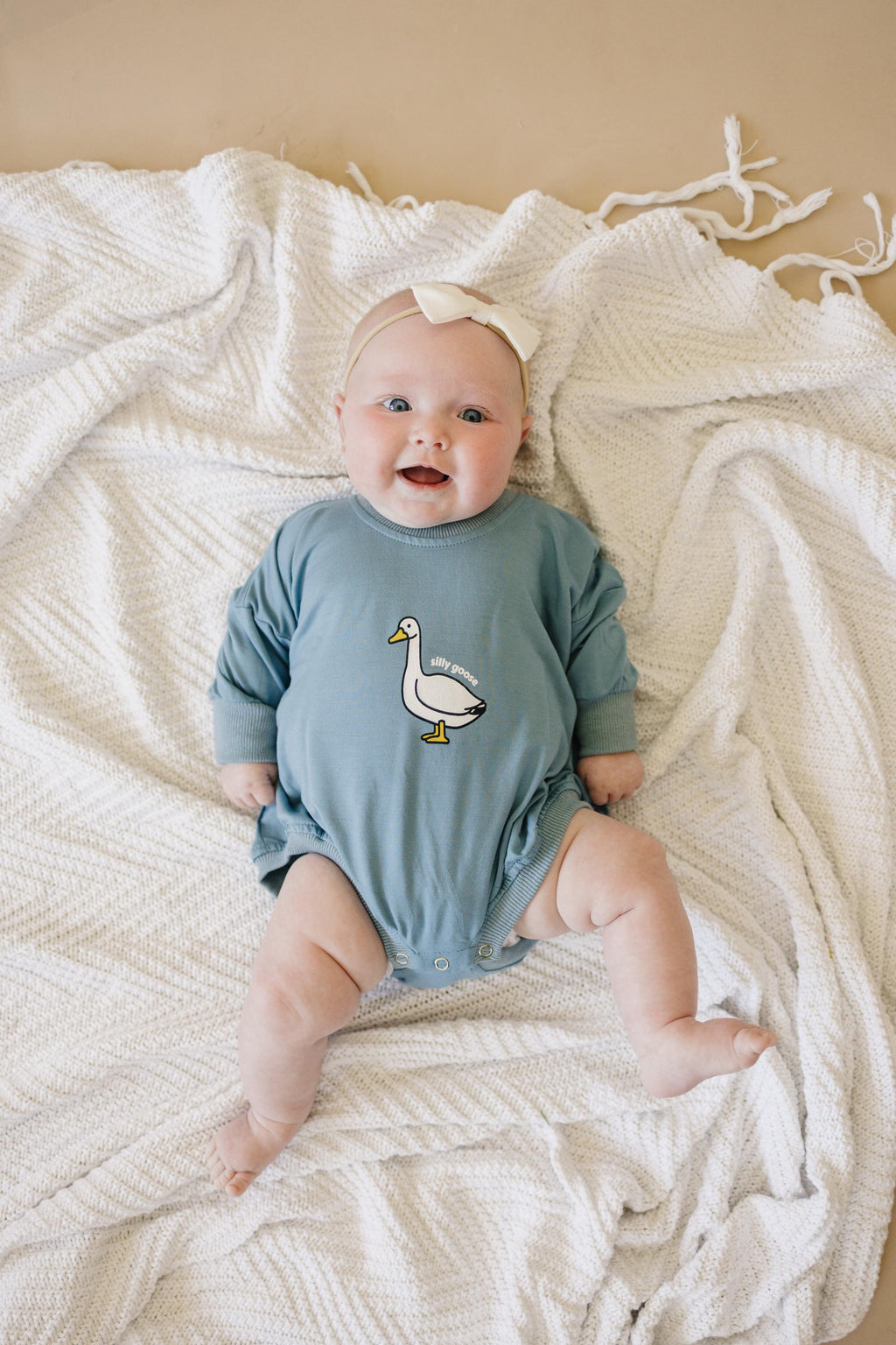Silly Goose Bambus Strampler für Babys – Petrol oder Blau – Neugeborenes Baby Kleinkind