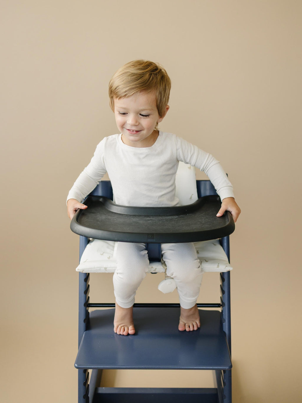 Goose Print Highchair Cushion for Stokke Tripp Trapp - Wipeable Cover