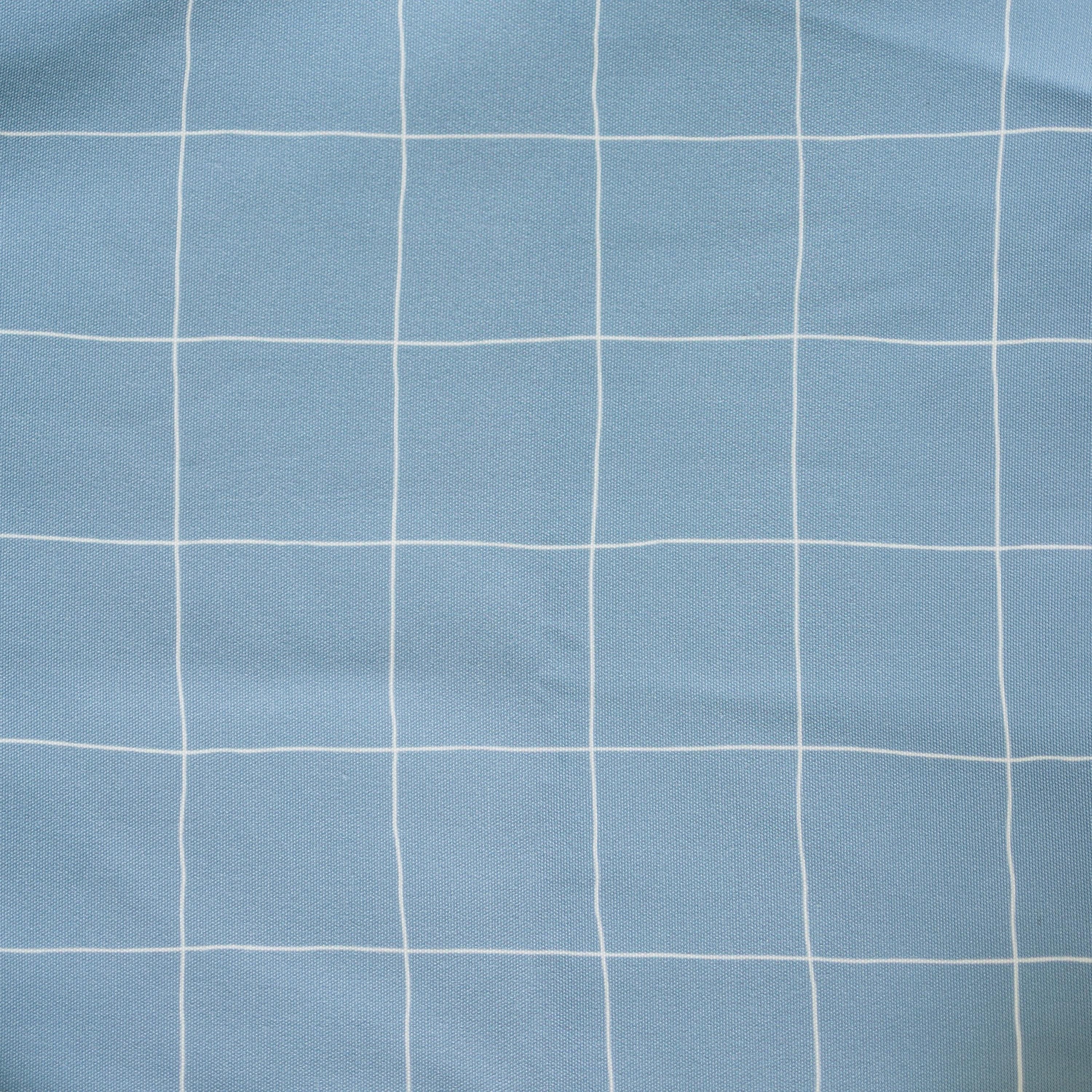 Blauer Gitter-IKEA-Antilop-Kissenbezug