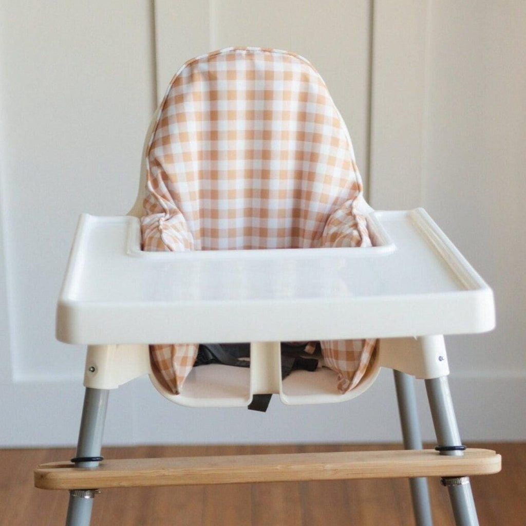 Gelber Gingham IKEA Antilop Kissenbezug