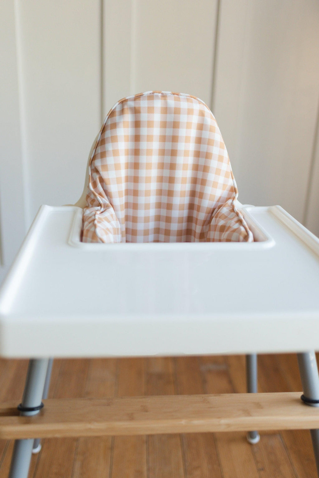 Gelber Gingham IKEA Antilop Kissenbezug