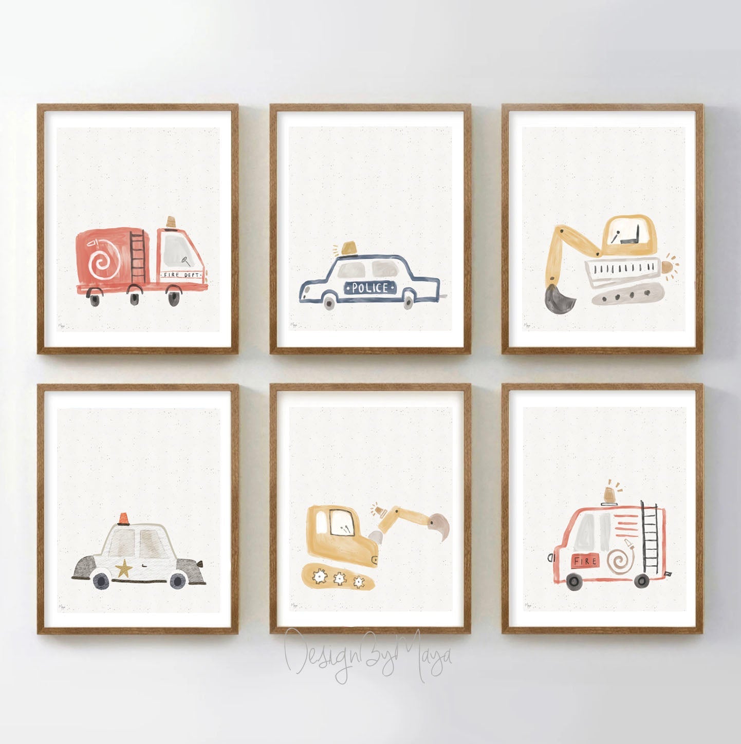 Baby-Tier-Drucke – Glanzpapier-Kinderzimmer-Wandkunstdrucke