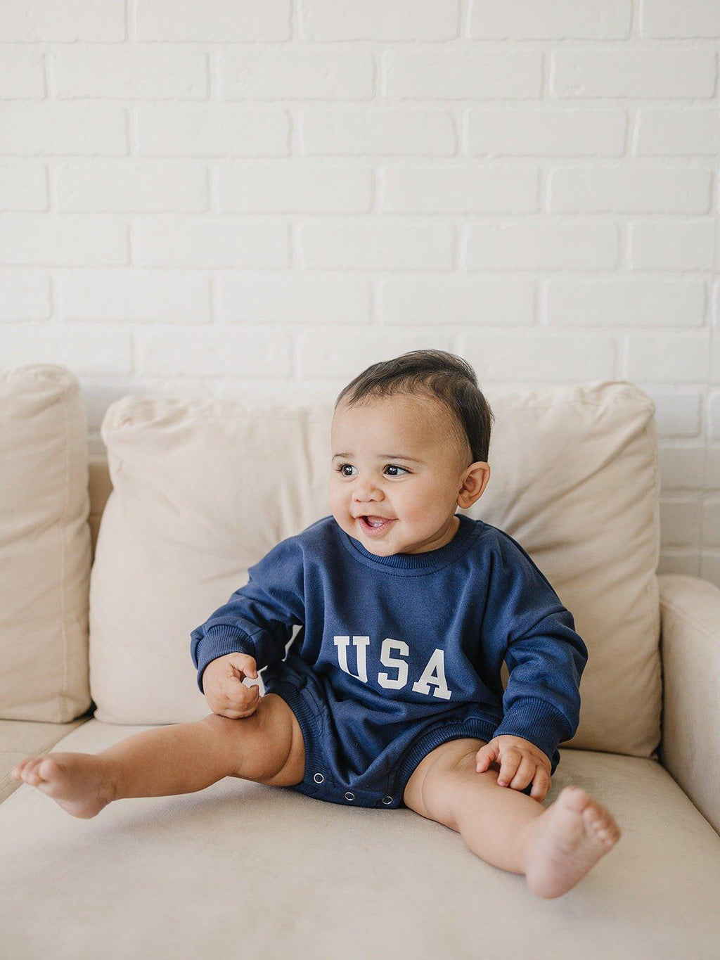 USA Sweatshirt-Strampler – weitere Farben