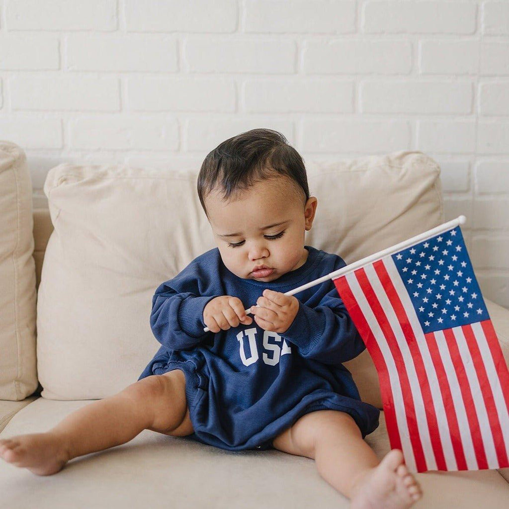 USA Sweatshirt-Strampler – weitere Farben