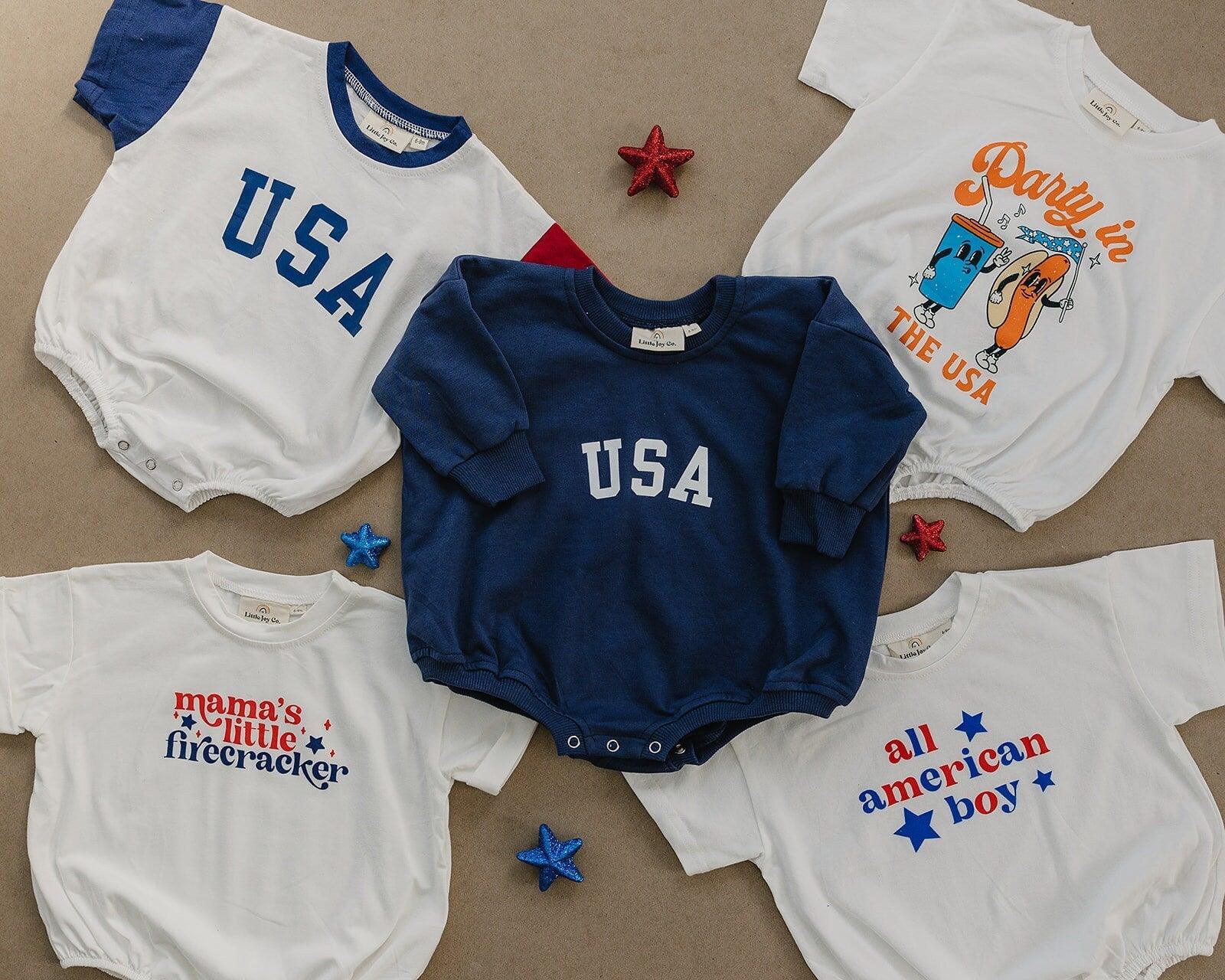 USA Sweatshirt-Strampler – weitere Farben