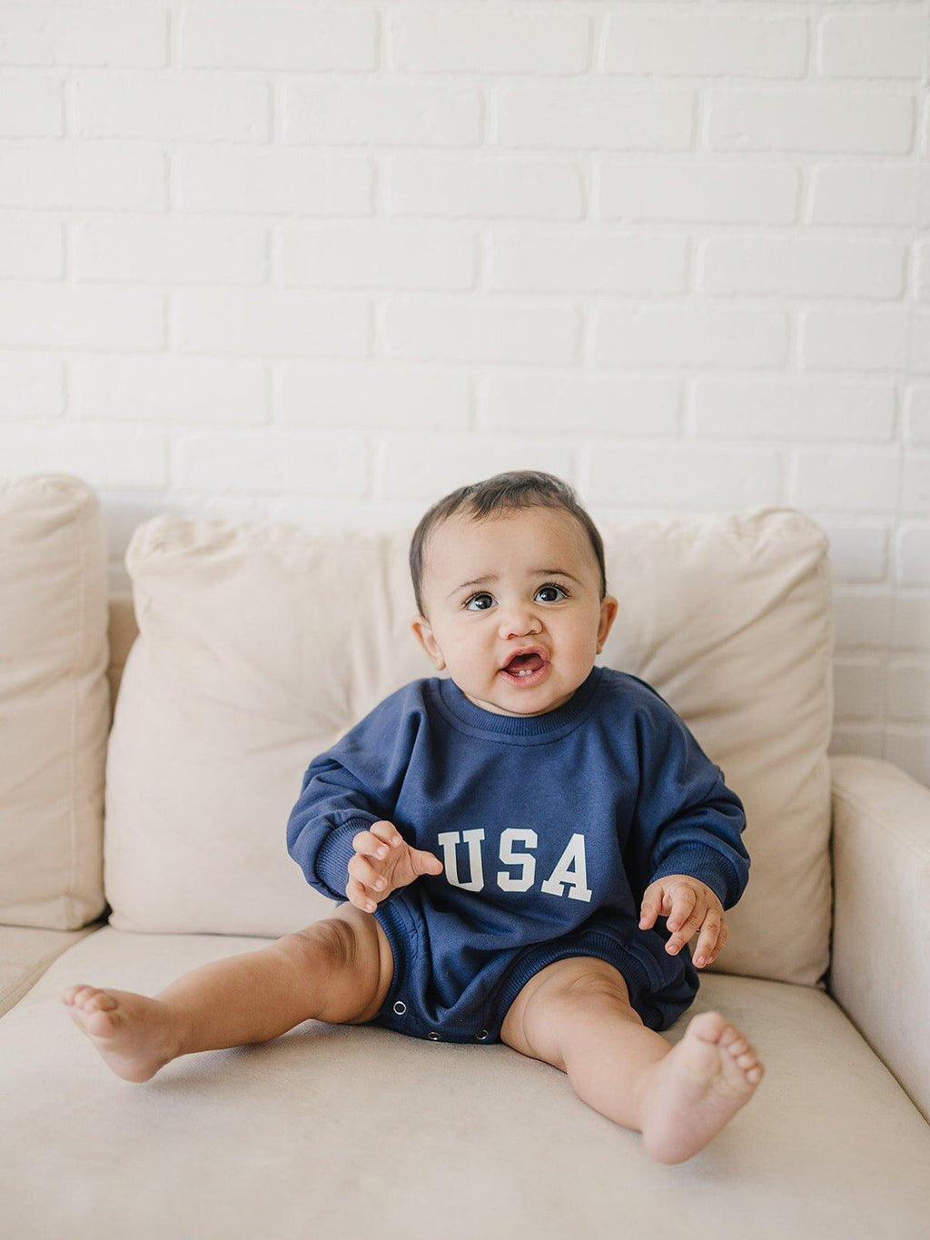 USA Sweatshirt-Strampler – weitere Farben