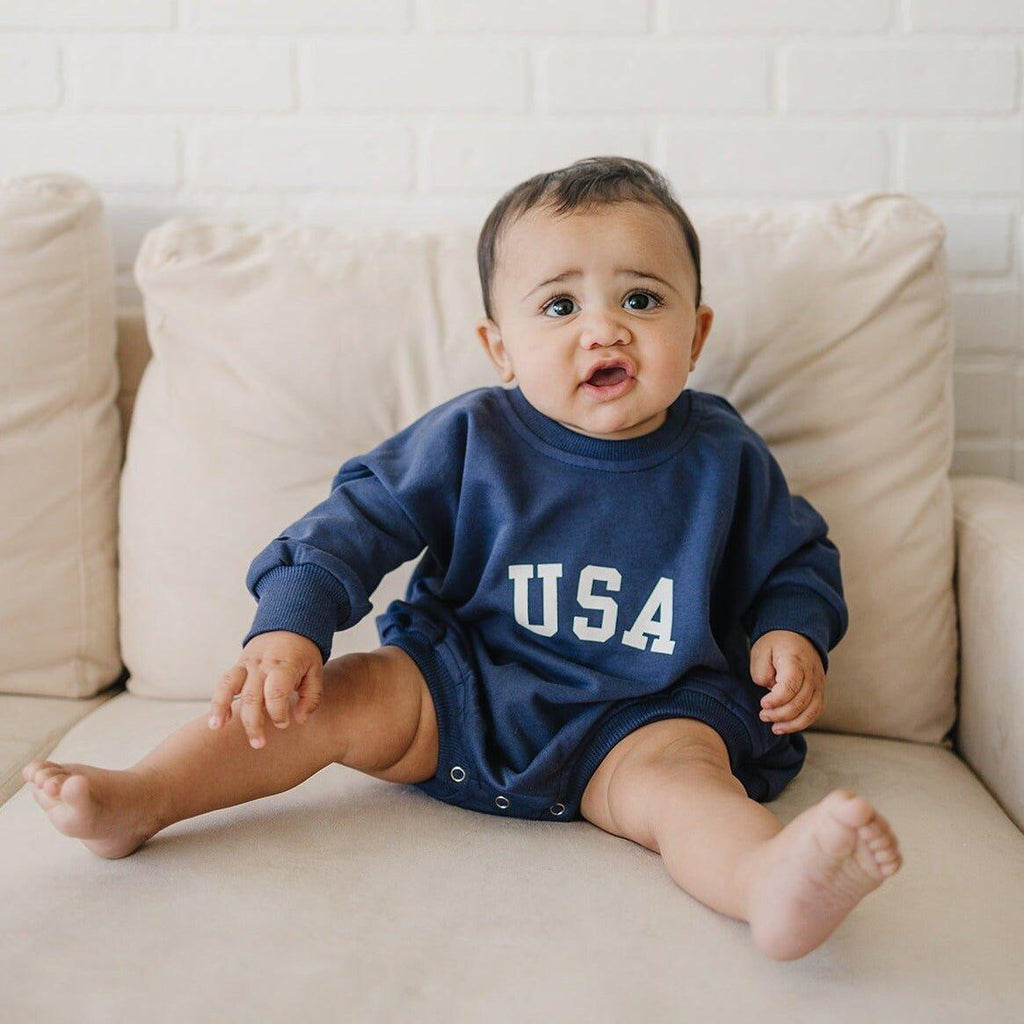 USA Sweatshirt-Strampler – weitere Farben